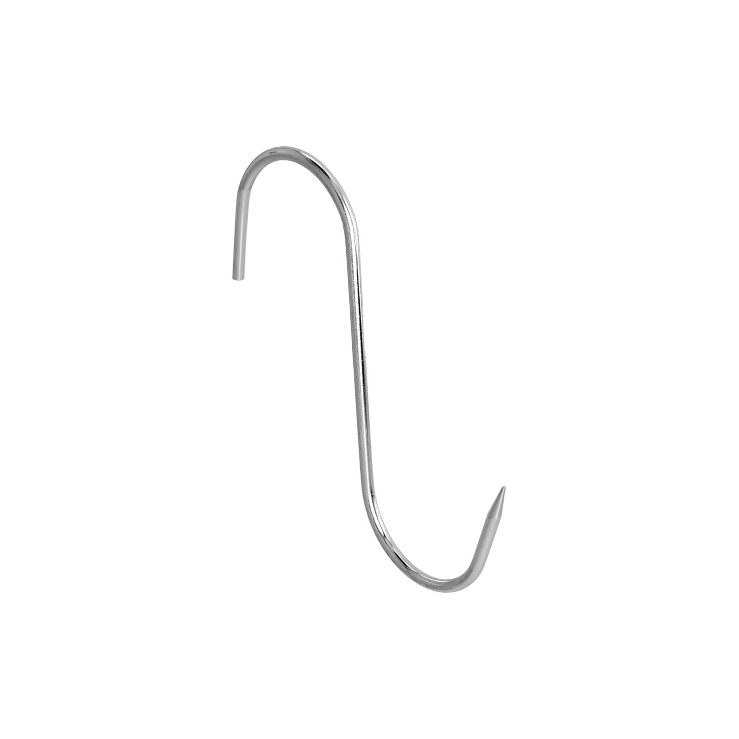 Gancho Carnicero Inoxidable Nº 2 De 120 x 5 mm, Gancho Para Productos Carnicos,