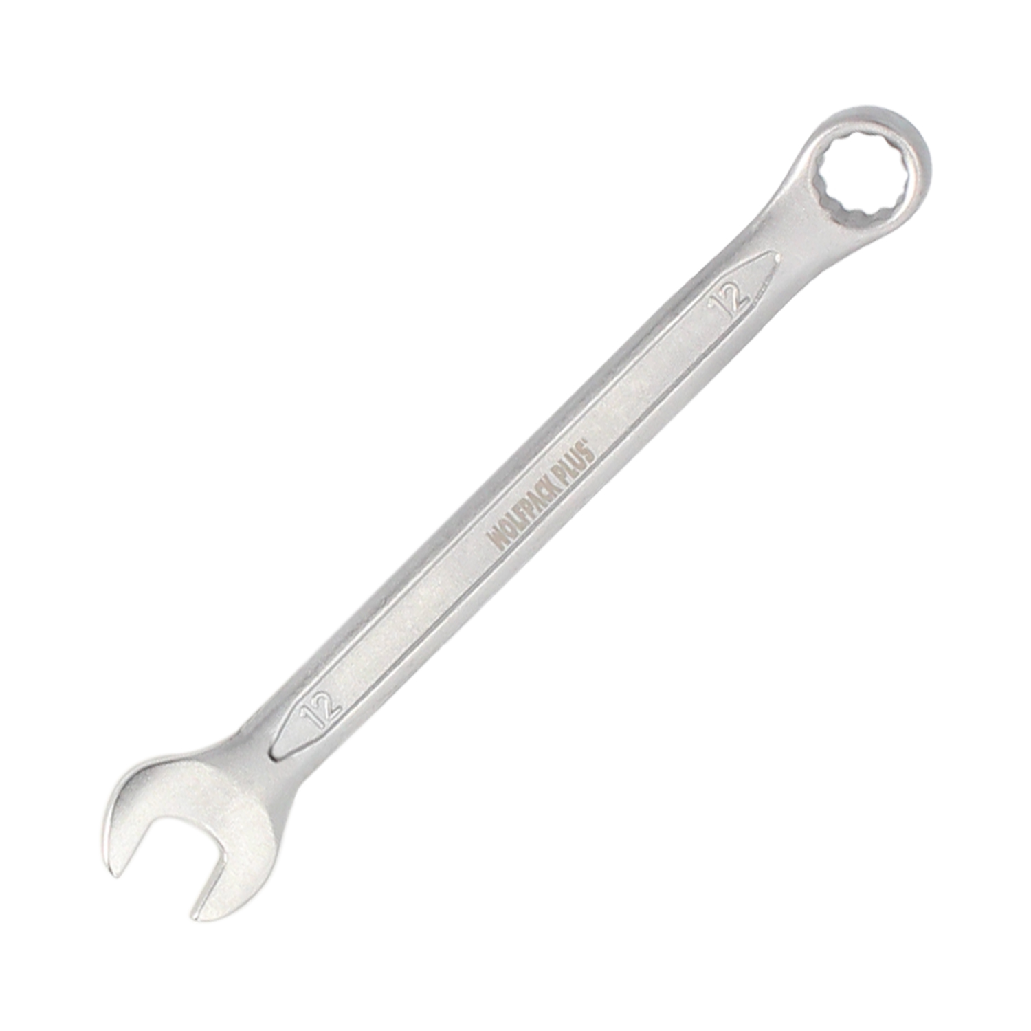 Llave Combinada Plus 12x12 Acero Cromo Vanadio DIN 3113, Llave Doble Boca, Llave Fija, Llave Estrella