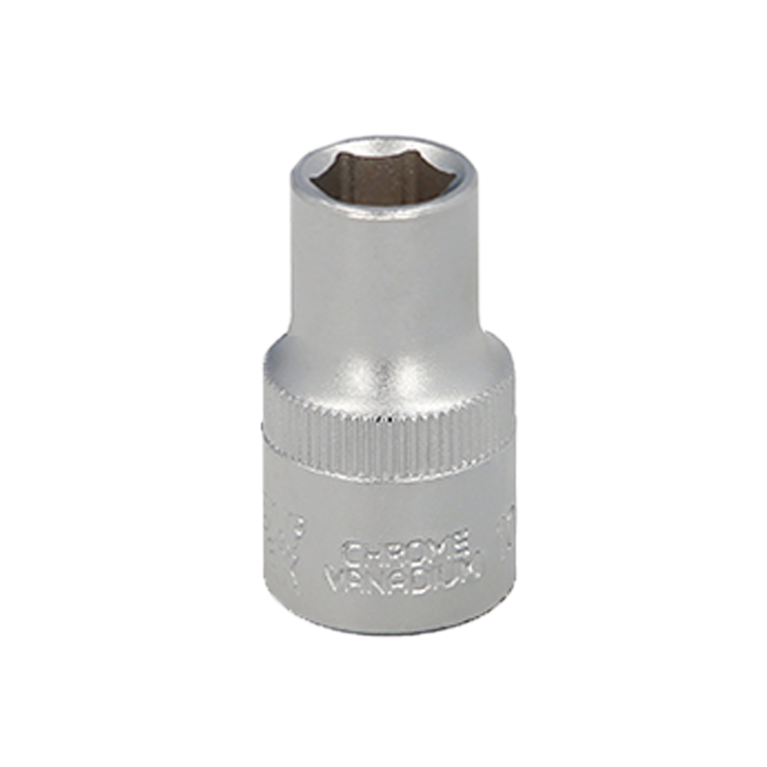 Llave Vaso 1/2 Hexagonal 11 mm, Perfil de 6 caras, Acero Cromo Vanadio, Aristas Redondas
