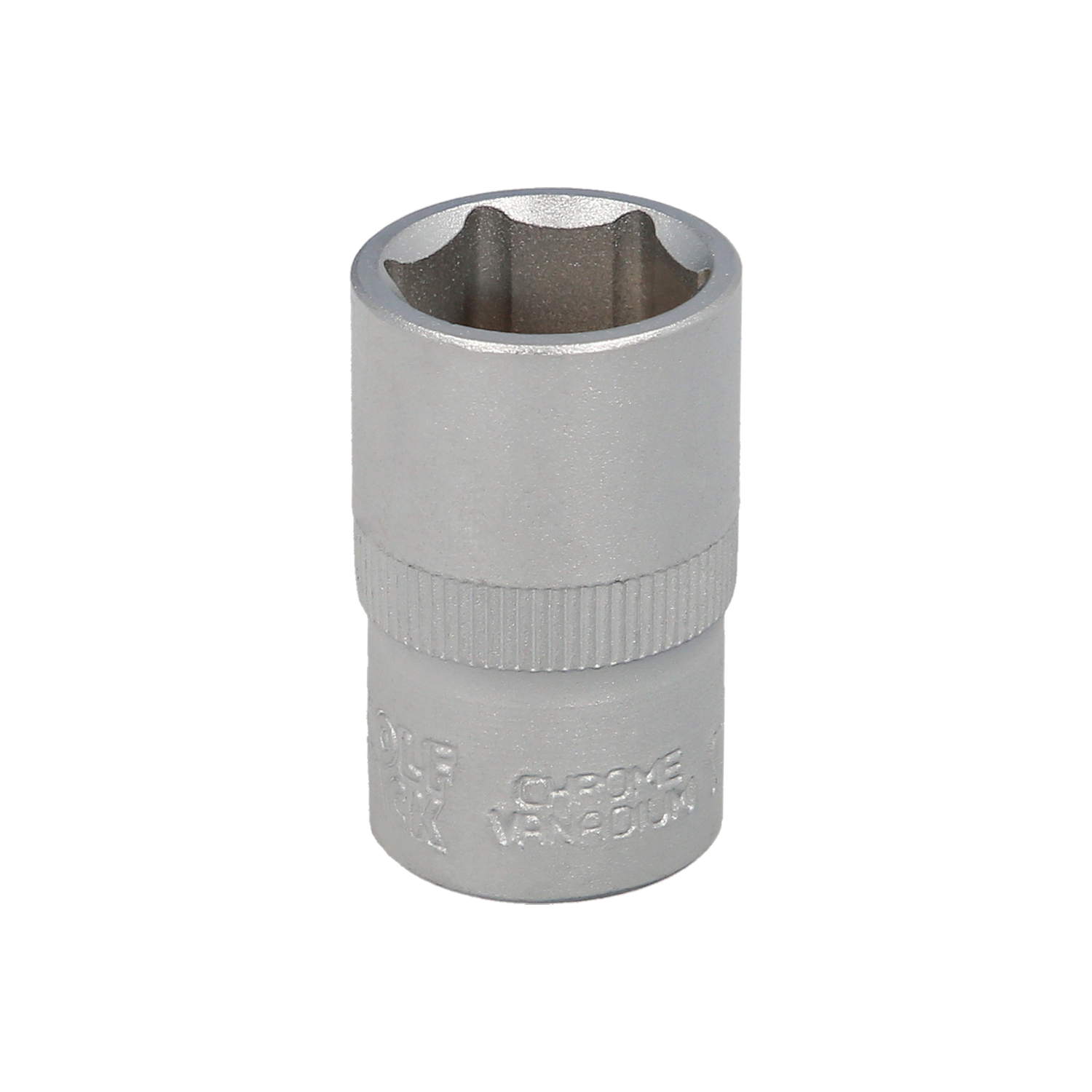 Llave Vaso 1/2 Hexagonal 16 mm, Perfil de 6 caras, Acero Cromo Vanadio, Aristas Redondas