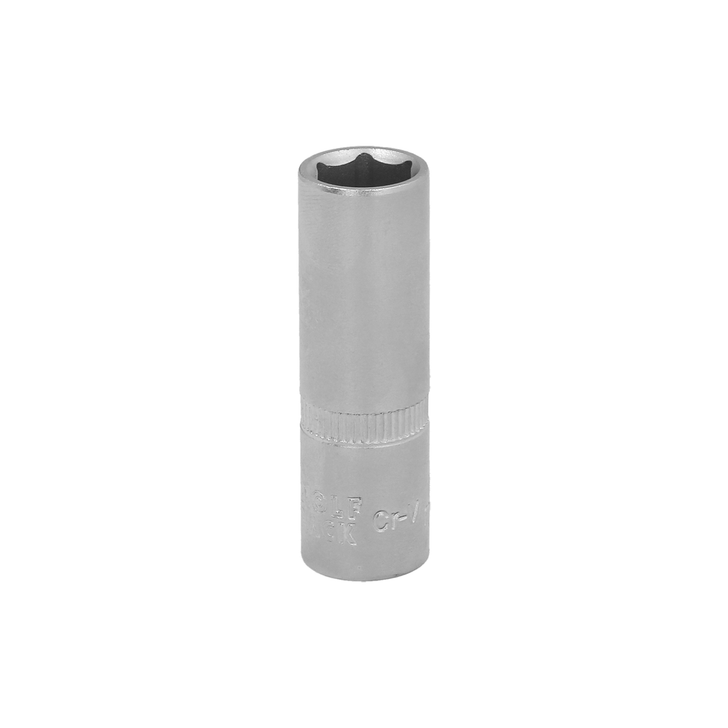 Llave Vaso 1/4 Hexagonal Larga 11 mm, Perfil de 6 caras, Acero Cromo Vanadio, Aristas Redondas