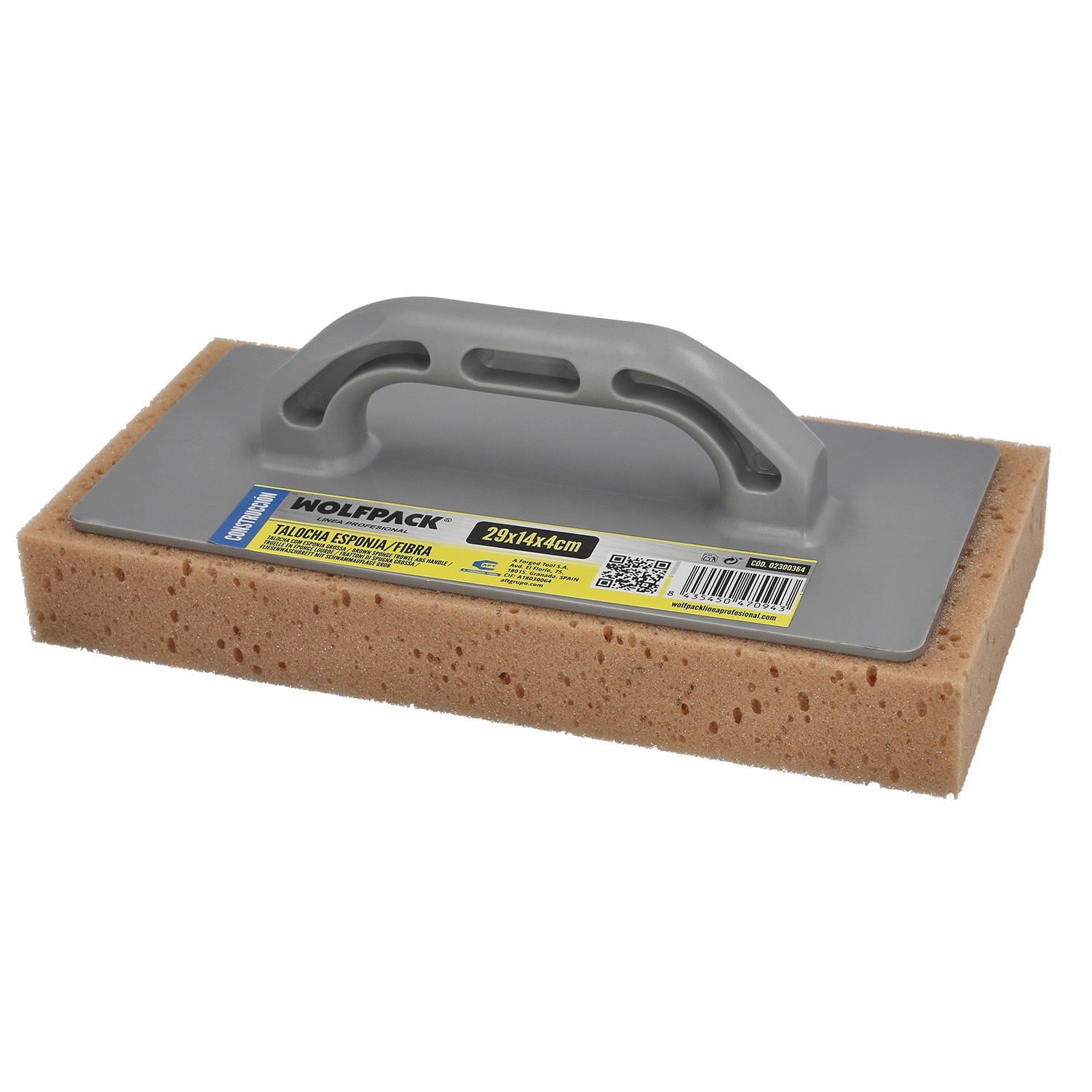 Talocha Esponja / fibra 14x29cm