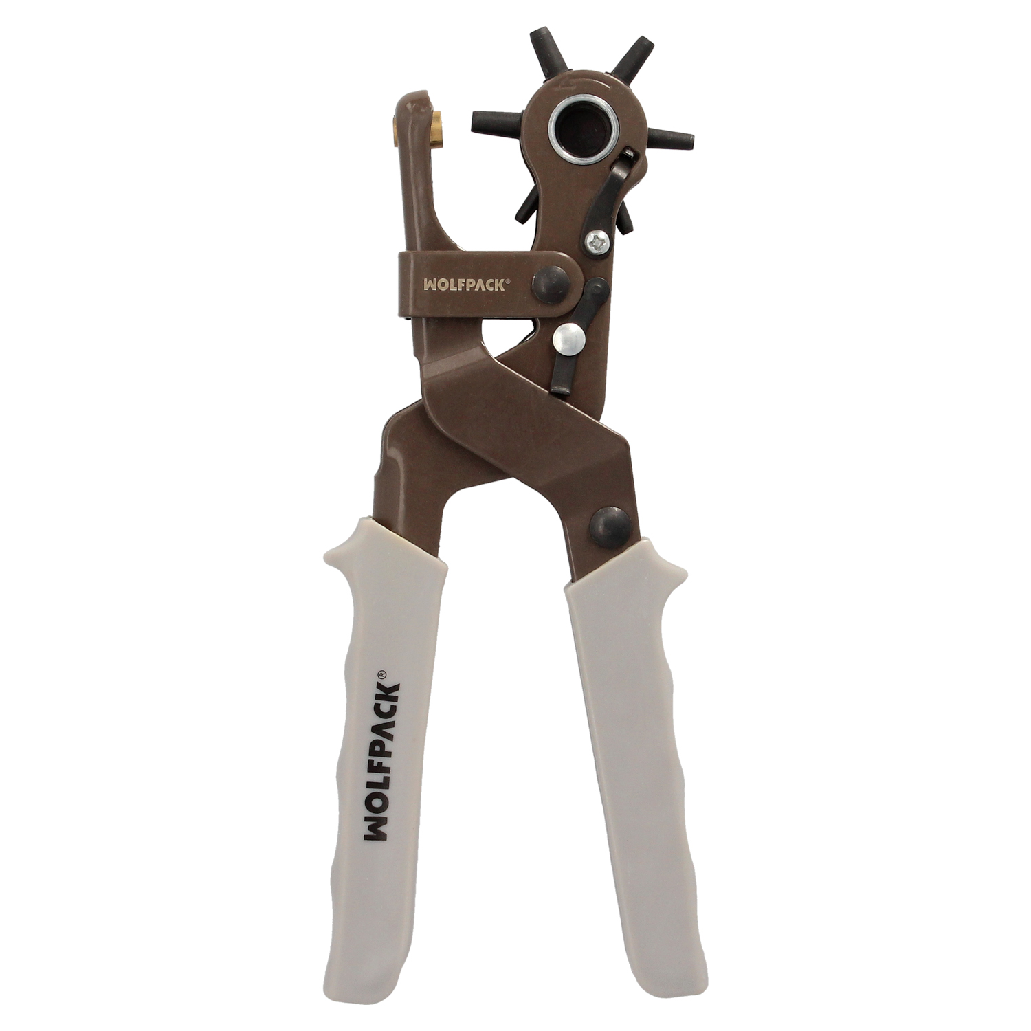 Sacabocados Estrella Industrial 225 mm, Agujeros de  2,0 a 4,5 mm, Alicates Agujeros, Perforador Cuero, Alicates Cinturones,