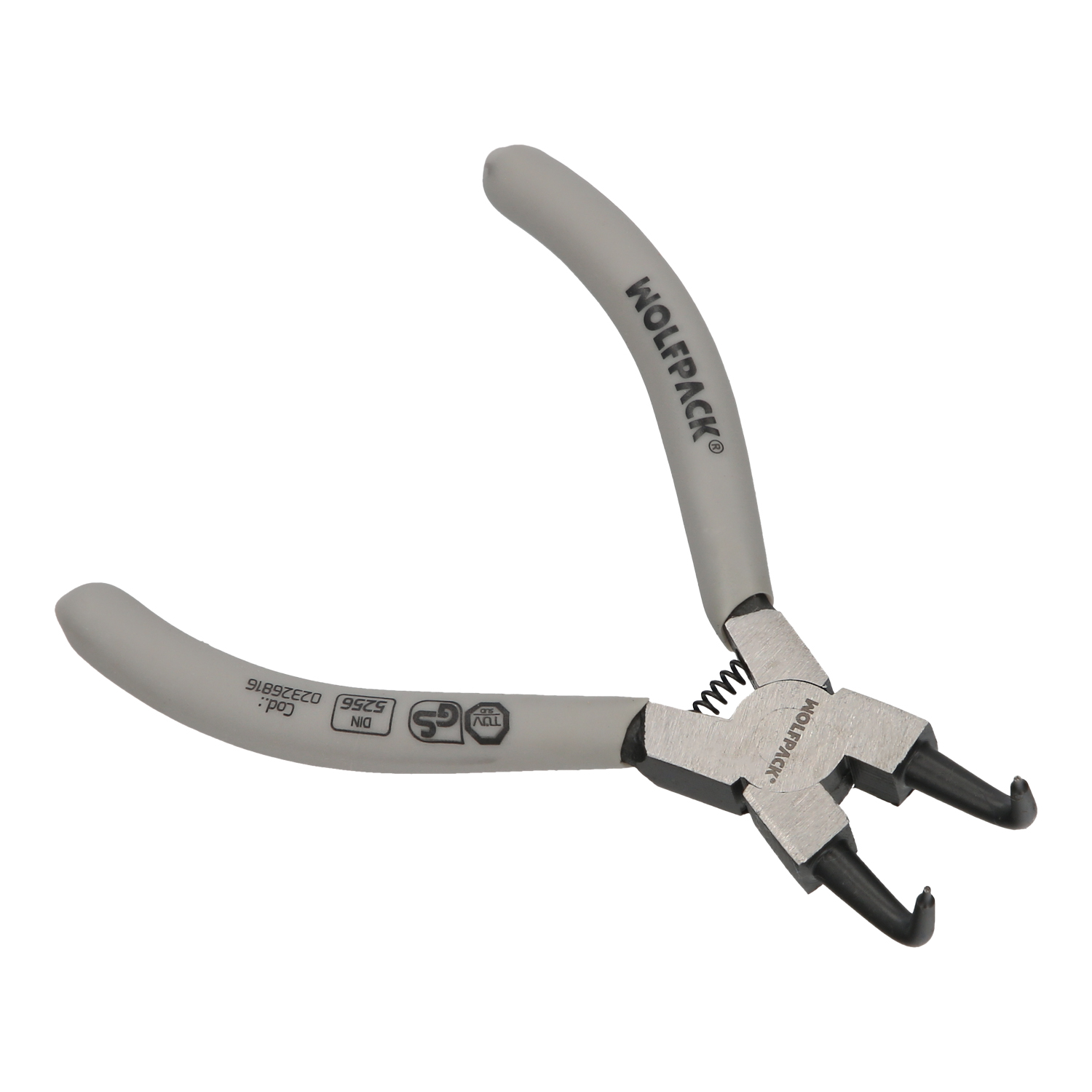 Alicates Arandelas Interiores Curvo 125 mm, Acero Din 5254, Anillos De Presion, Anillos De Retencin, Arandelas Circlips