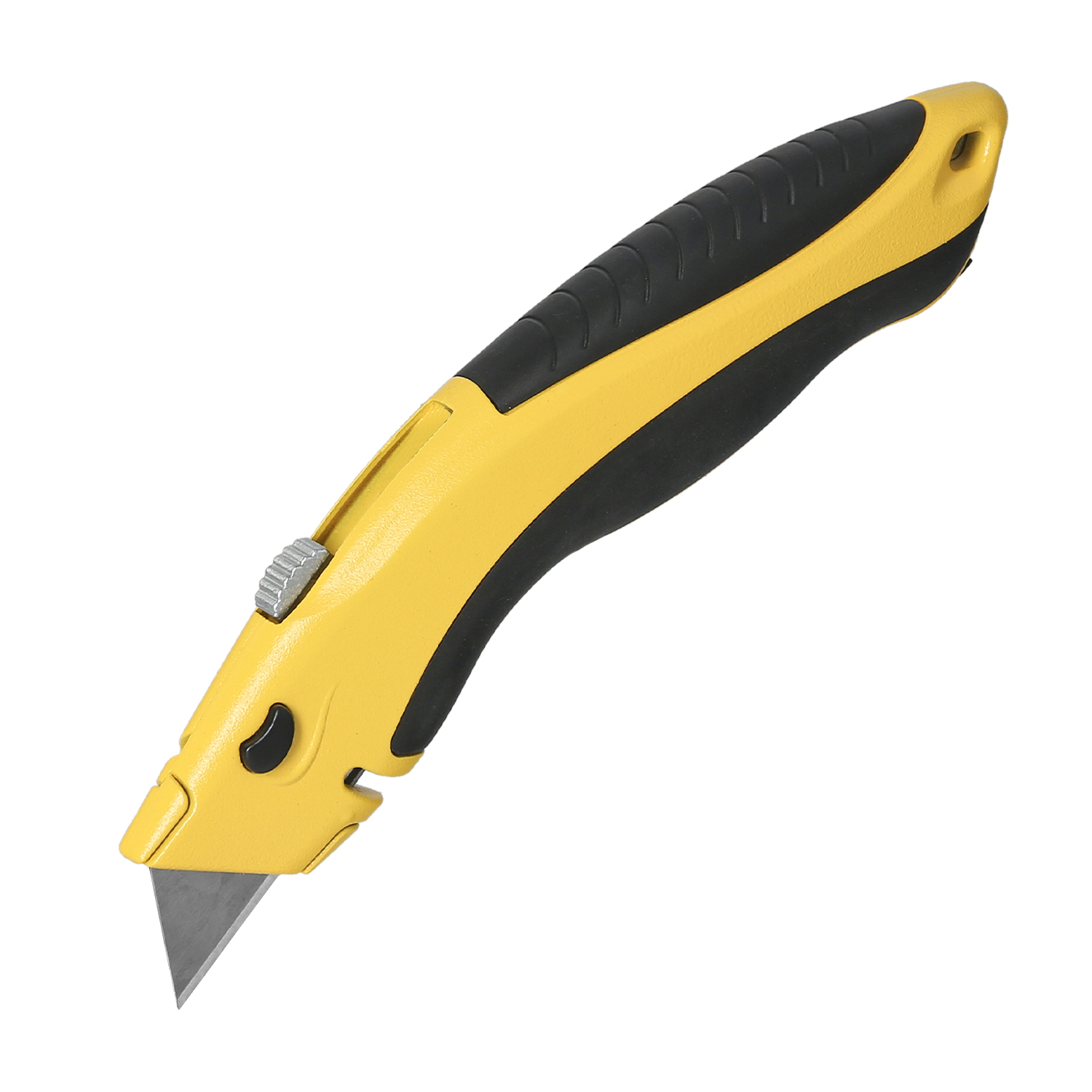 Cutter Con Hoja Retractil De 20 mm, Cambio Hoja Rpido Carcasa De Aluminio Agarre Engomado, Uso Profesional