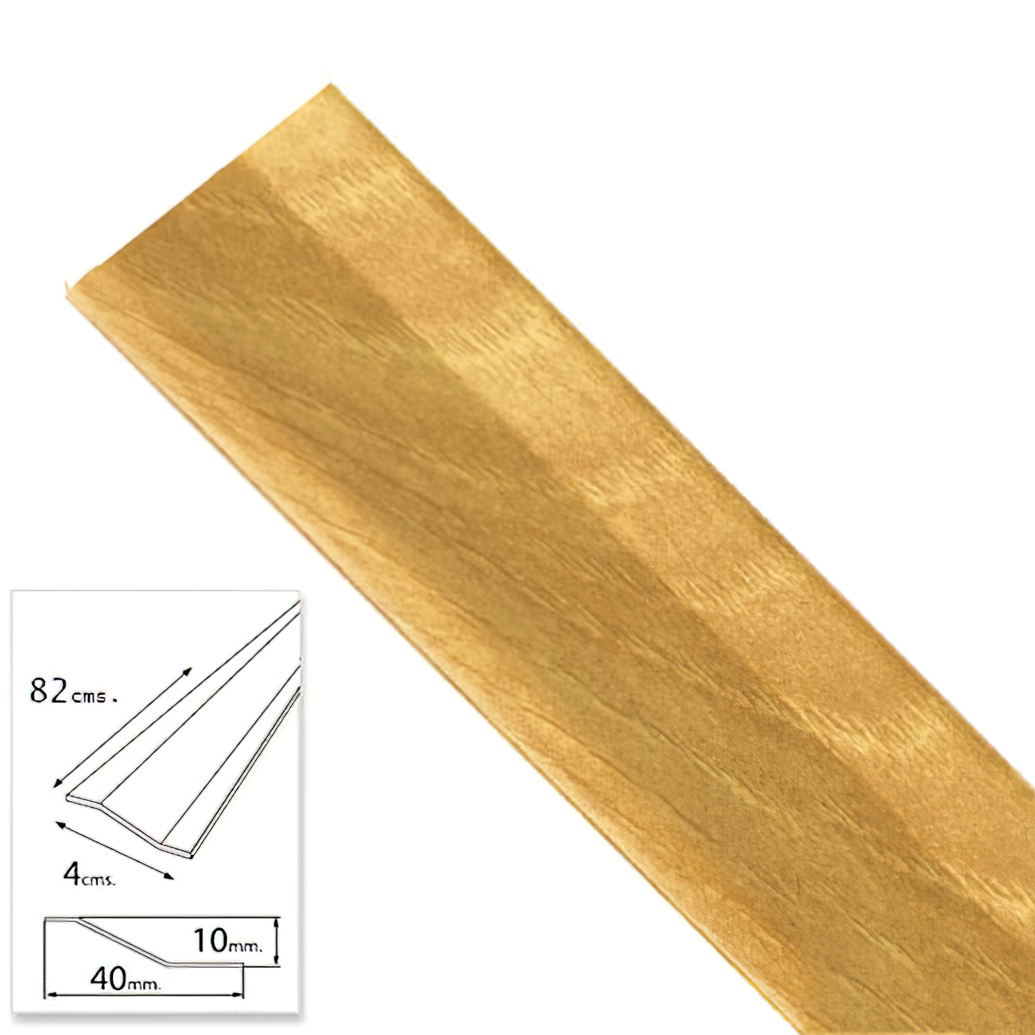 Tapajuntas Adhesivo Para Ceramica Metal Roble   82,0 cm,