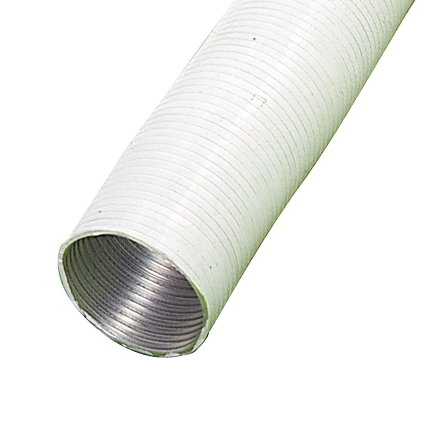 Tubo Aluminio Compacto Blanco  110 mm, / 5 metros