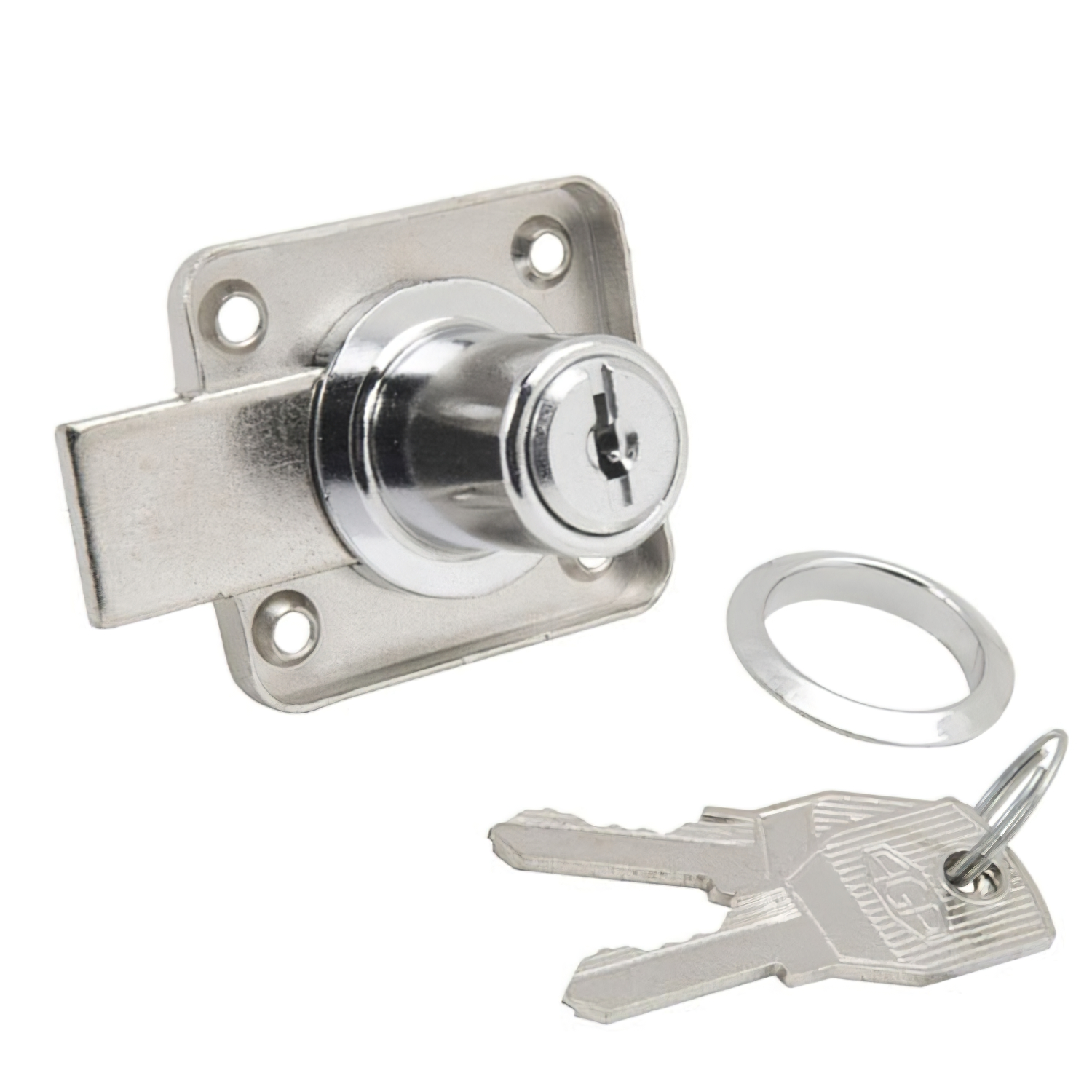 Cerradura Mueble Para Armario 362/20 mm, Cromada
