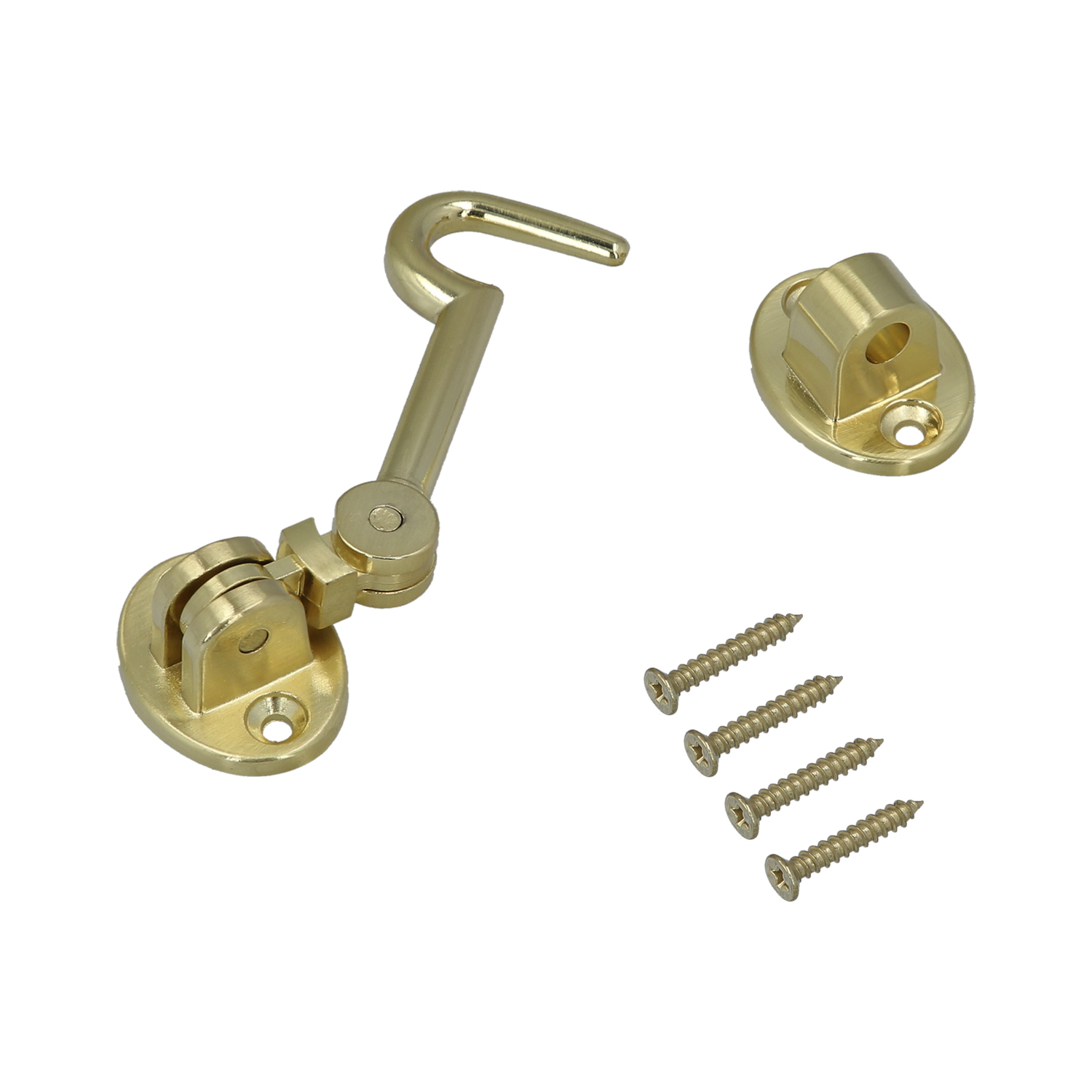Aldabillas   Multiusos Reforzada Con Tornillos 100 Mm Latn Pulido