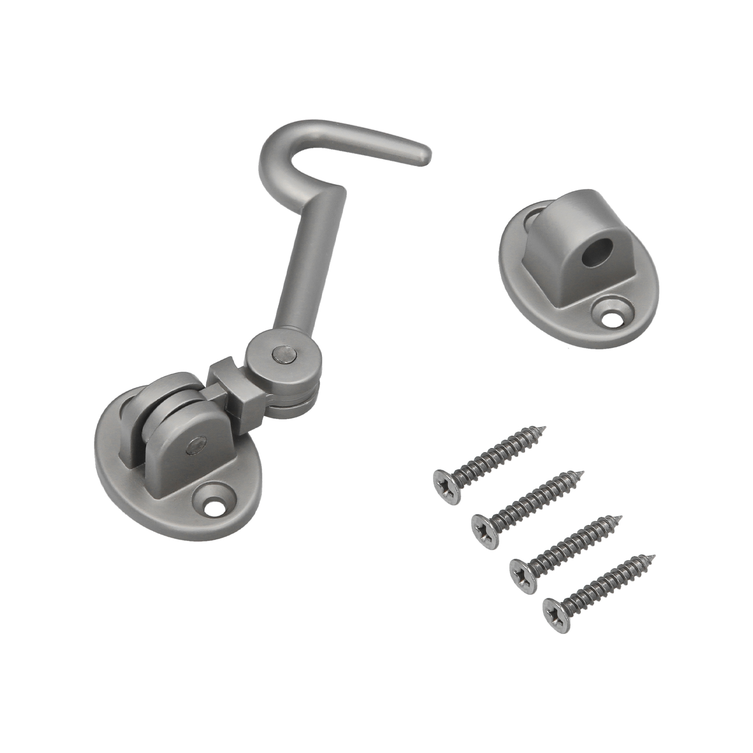 Aldabillas   Multiusos Reforzada Con Tornillos 100 Mm Latn Niquelado Mate