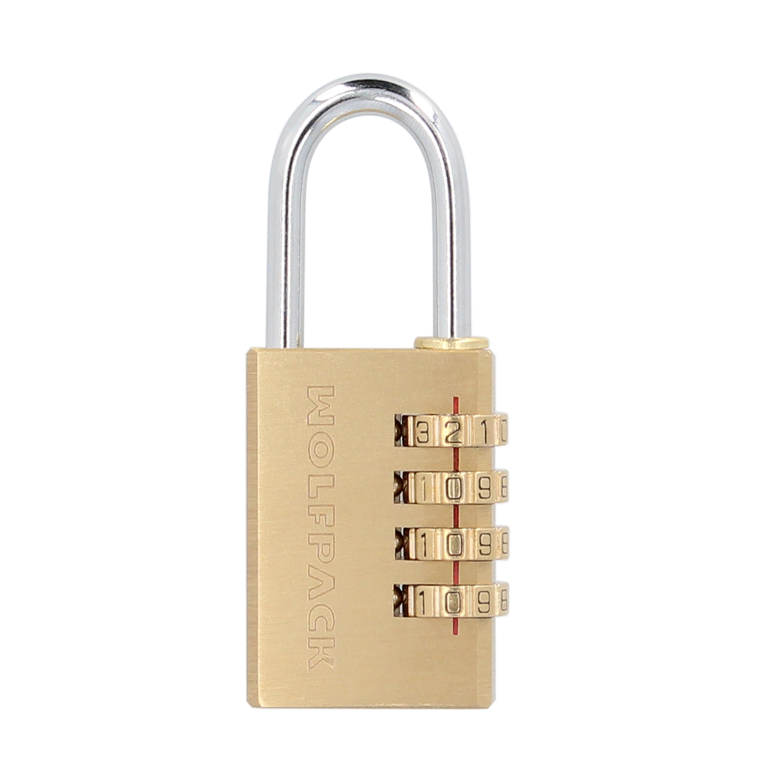 Candado Combinacin Laton 28 mm, 4 dgitos