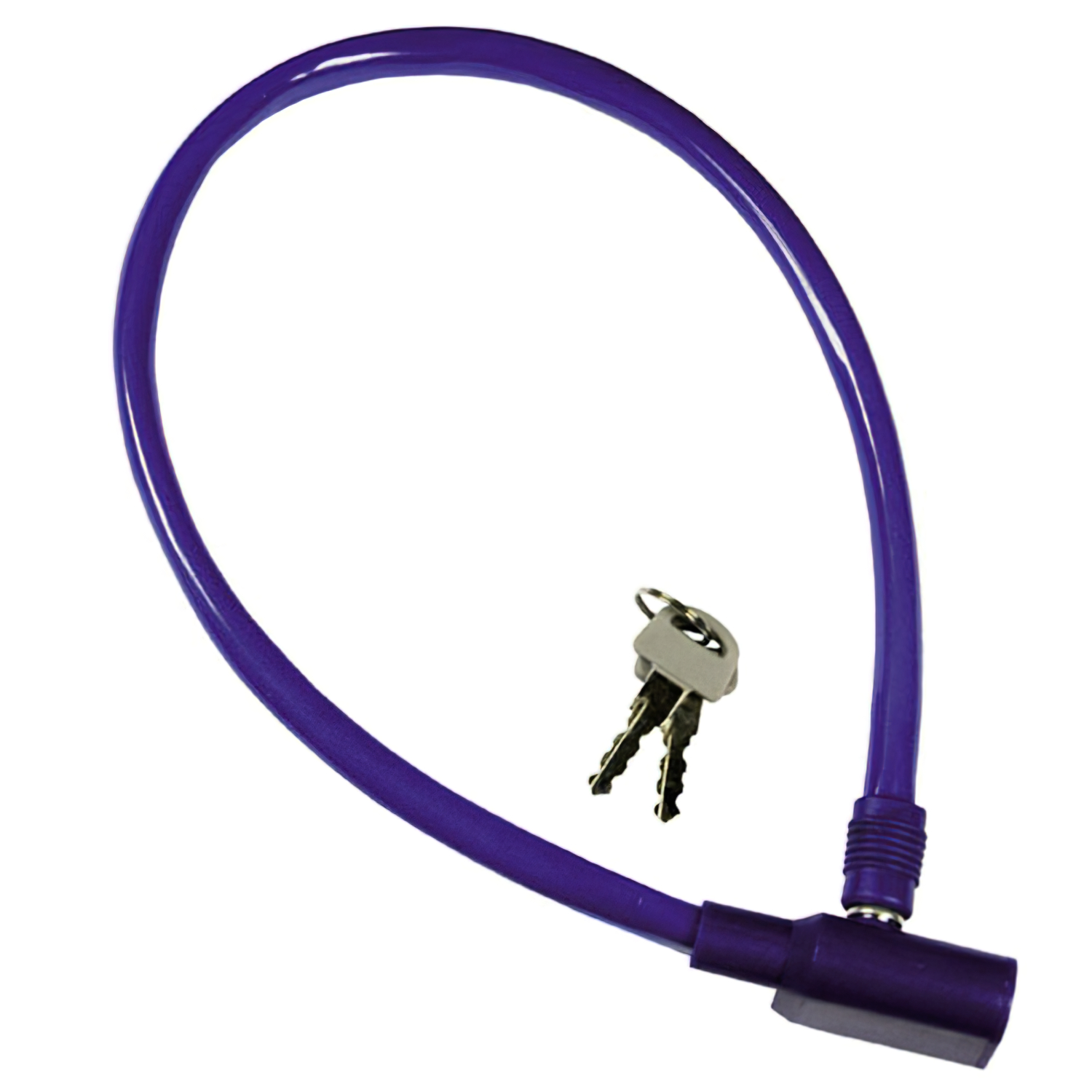 Cable Bicicleta Con llave   8 mm,  x 60 cm,