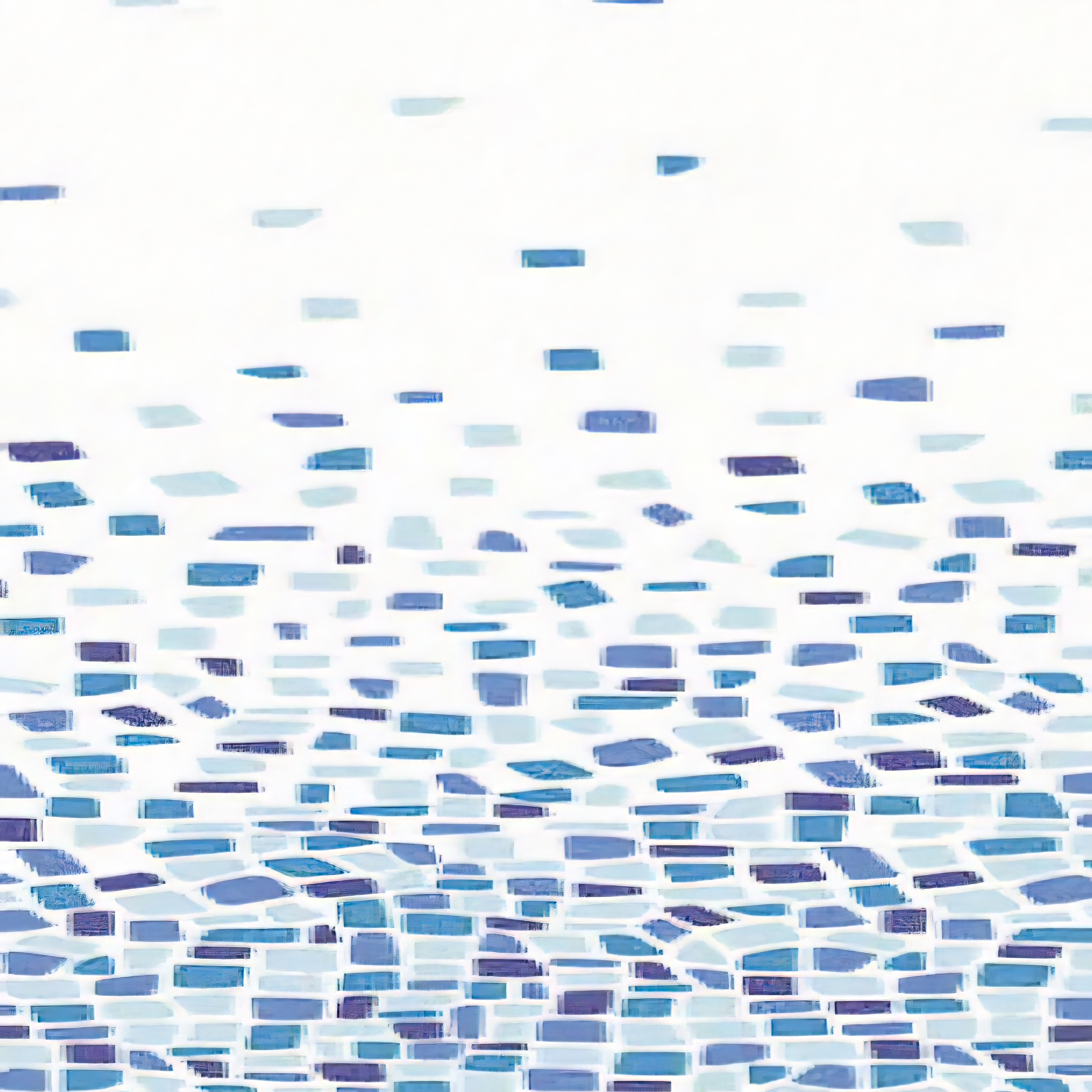 Cortina Ducha Tela Cuadrado Azul 180x200 cm,