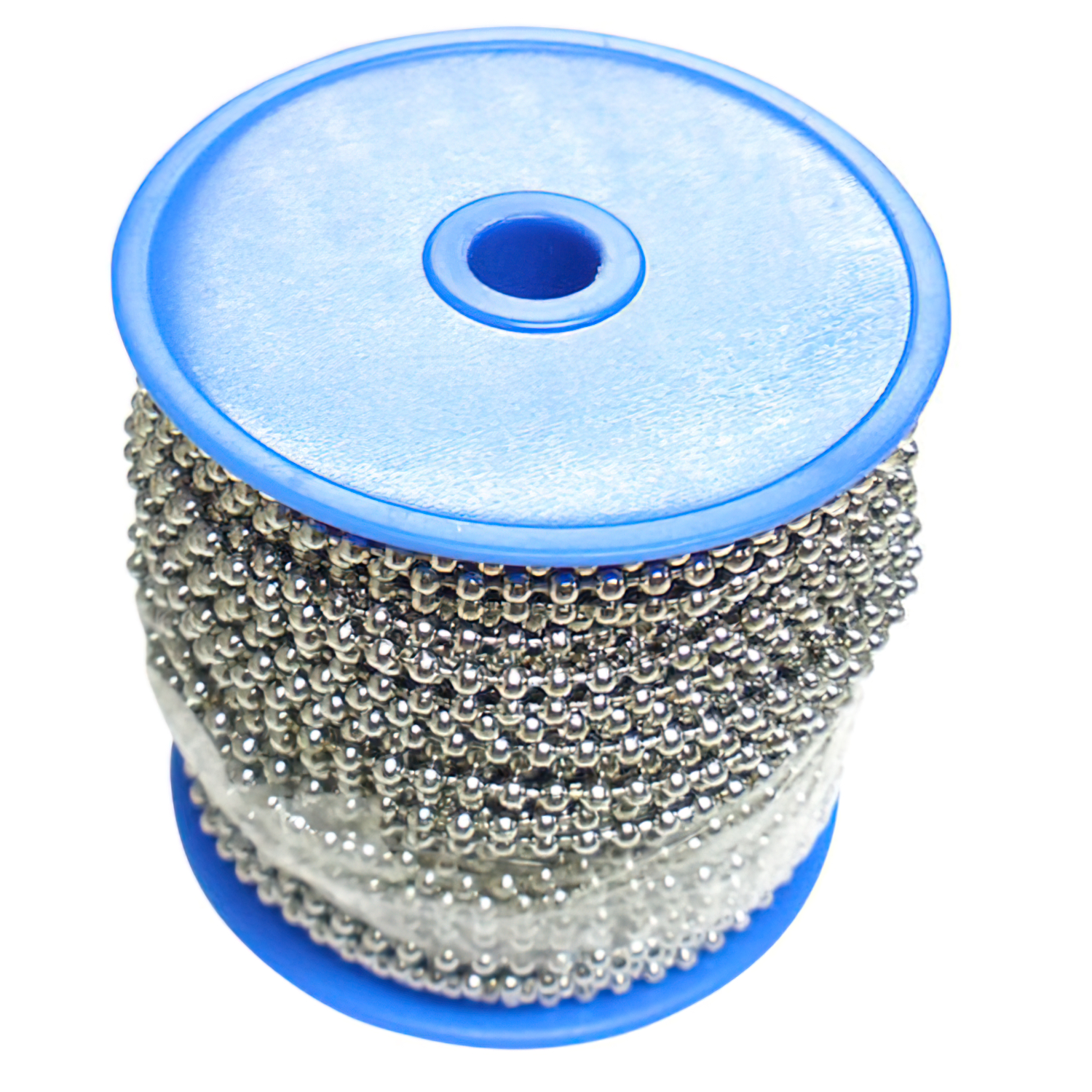 Cadena Bolas Laton Cromado 3,2 mm, Rollo 50 metros