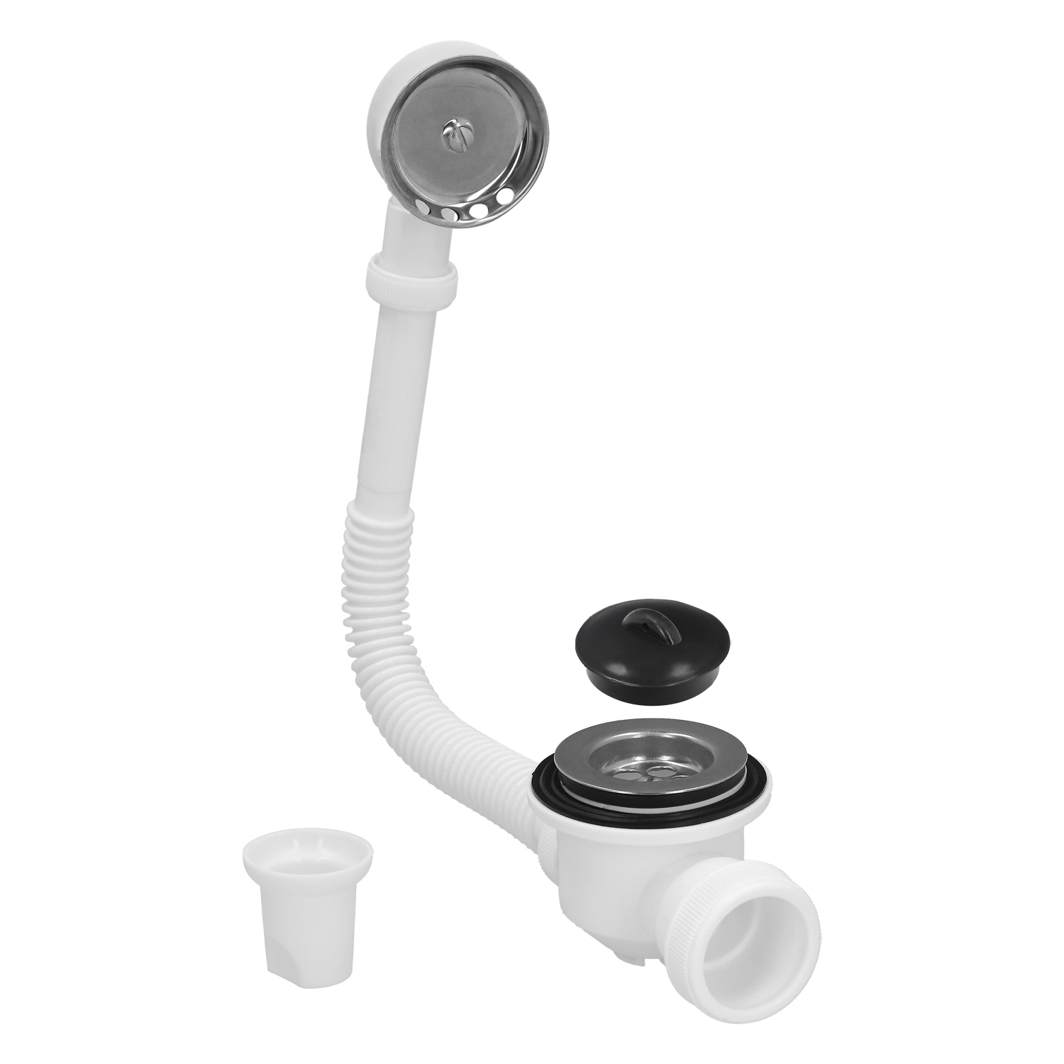 Sifon Baera Con Rebosadero Salida Orientable1 1/2