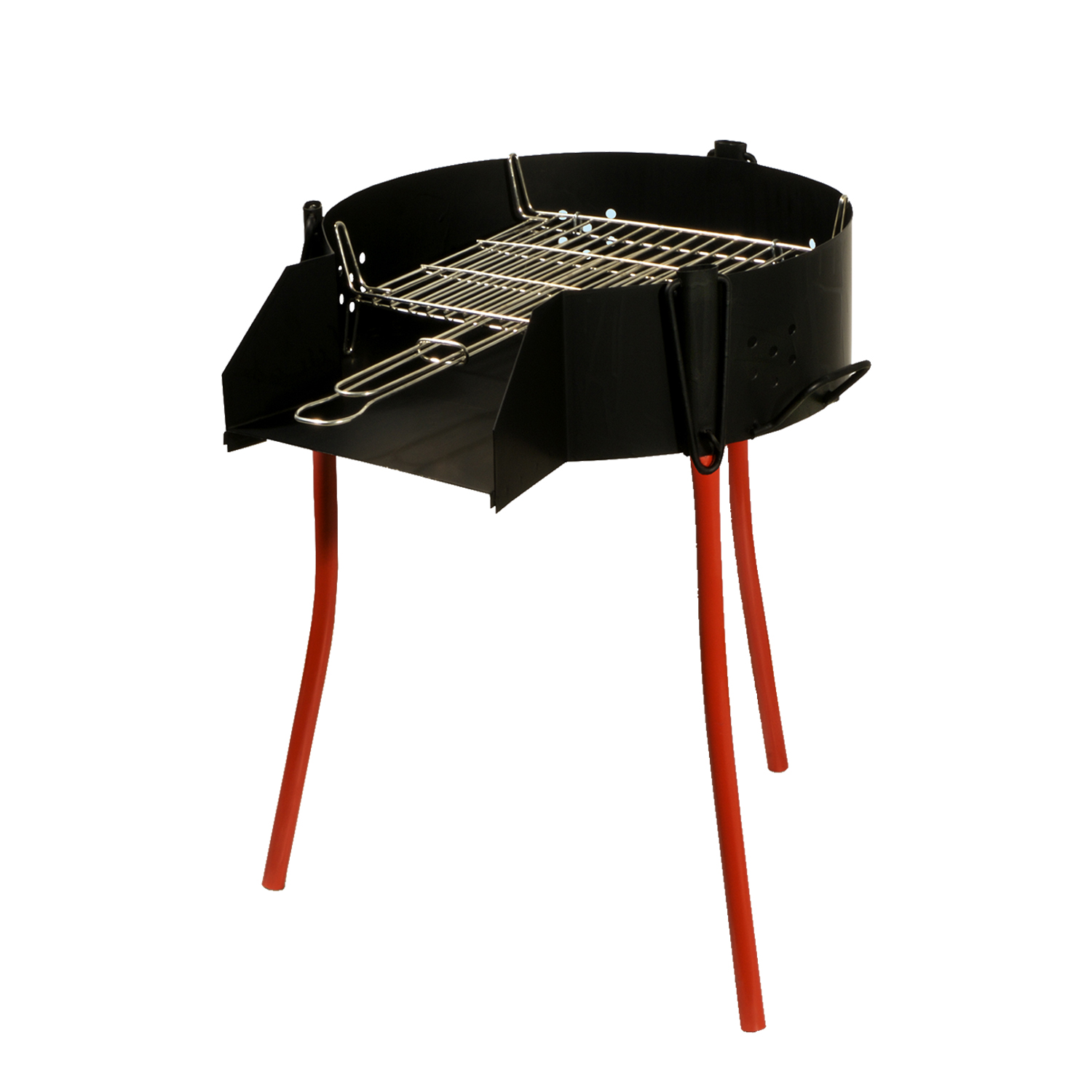 Barbacoa Rustica Multiusos Ø 50 cm, Valida Para Carbon, Leña y Paelleros,