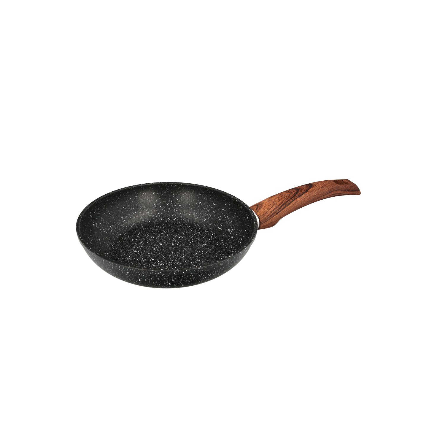 Sarten Aluminio Forjado Antiadherente  20 x 4,5 cm, Mango Engomado / 5 capas / Acabado Piedra / Apta Para Todo Tipo de Cocinas