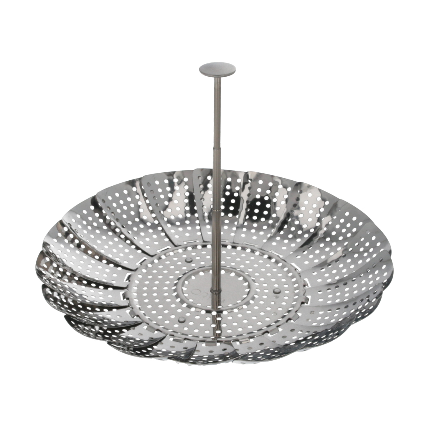 Cesta Vaporera Acero Inoxidable, Plegable  13,5 / 23 cm, Cocina Al Vapor,