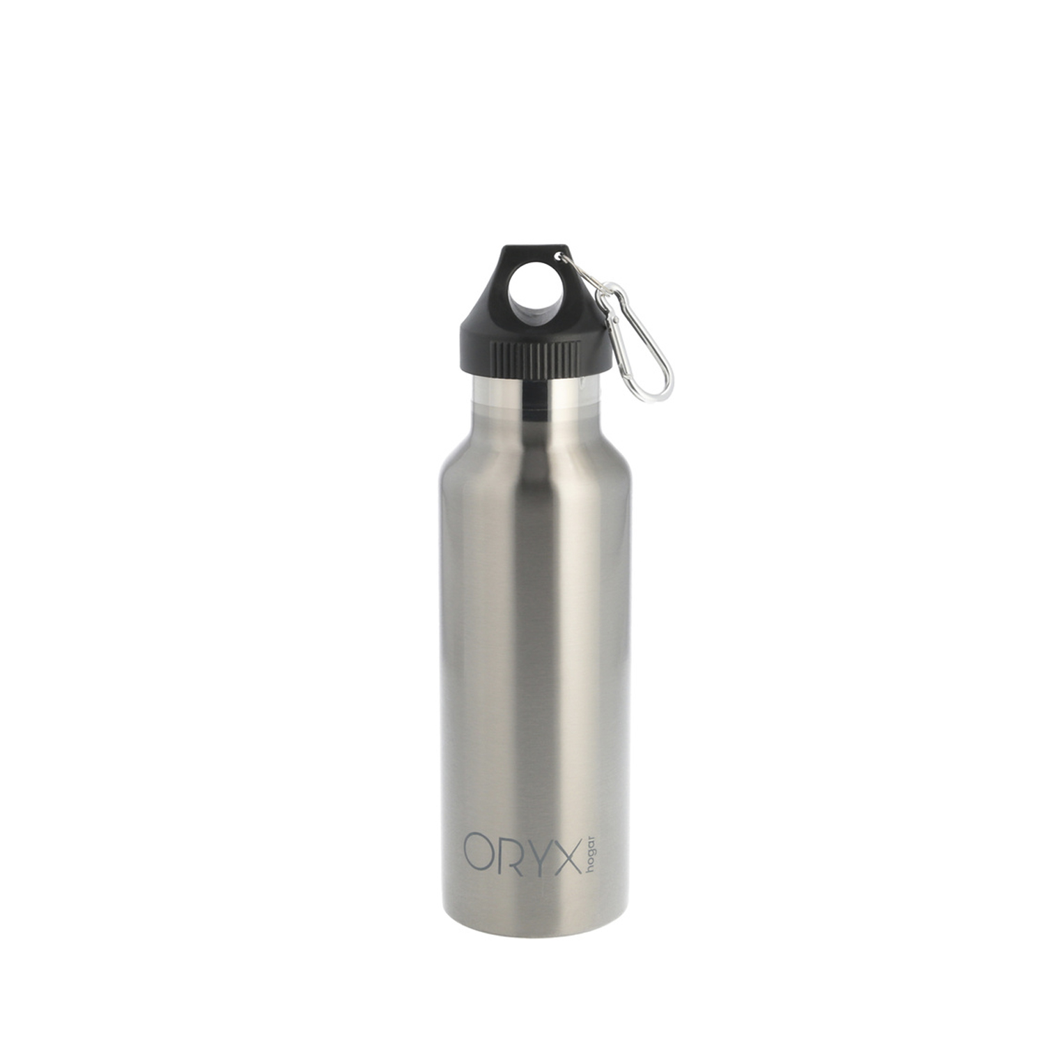 Botella Termica / Termo Acero Inoxidable Antigotas 500 ml, Cierre 100% Hermetico, Con mosqueton,