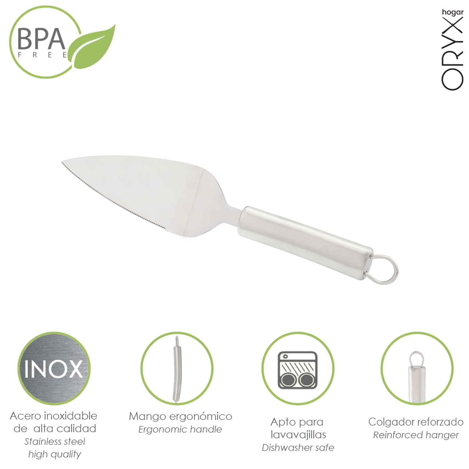 Espatula Para Tartas Acero Inoxidable 5,5 x 26,5 (Alt,) cm,