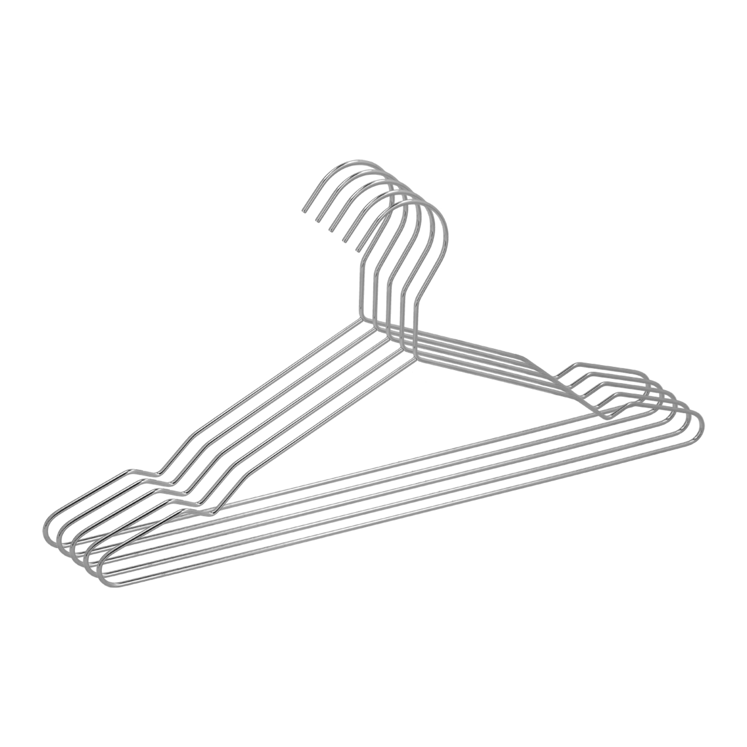 Percha Fina Acero Inoxidable 420 mm, (Pack 10p)