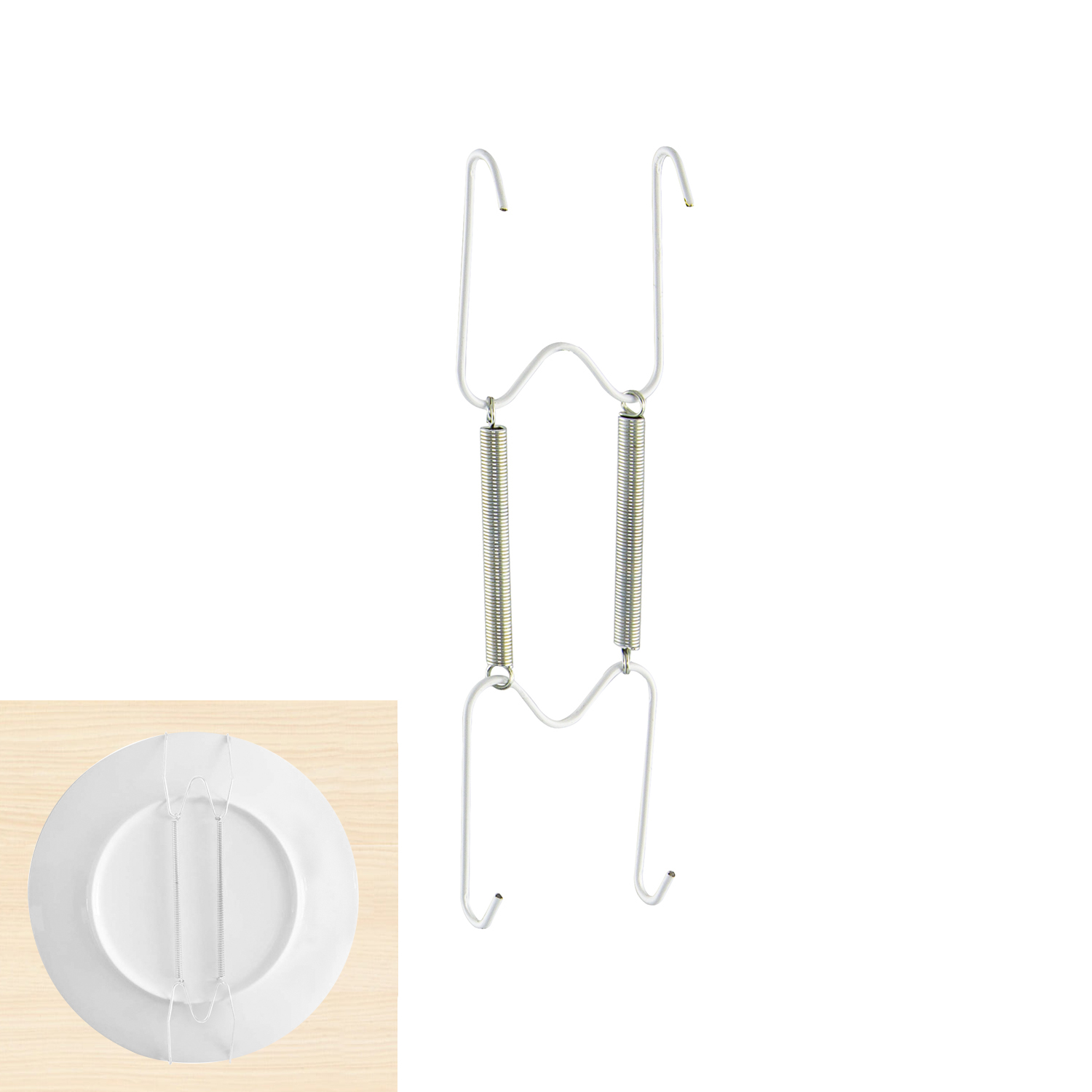 Cuelgaplatos Muelle Para platos de  13 a 18 cm,