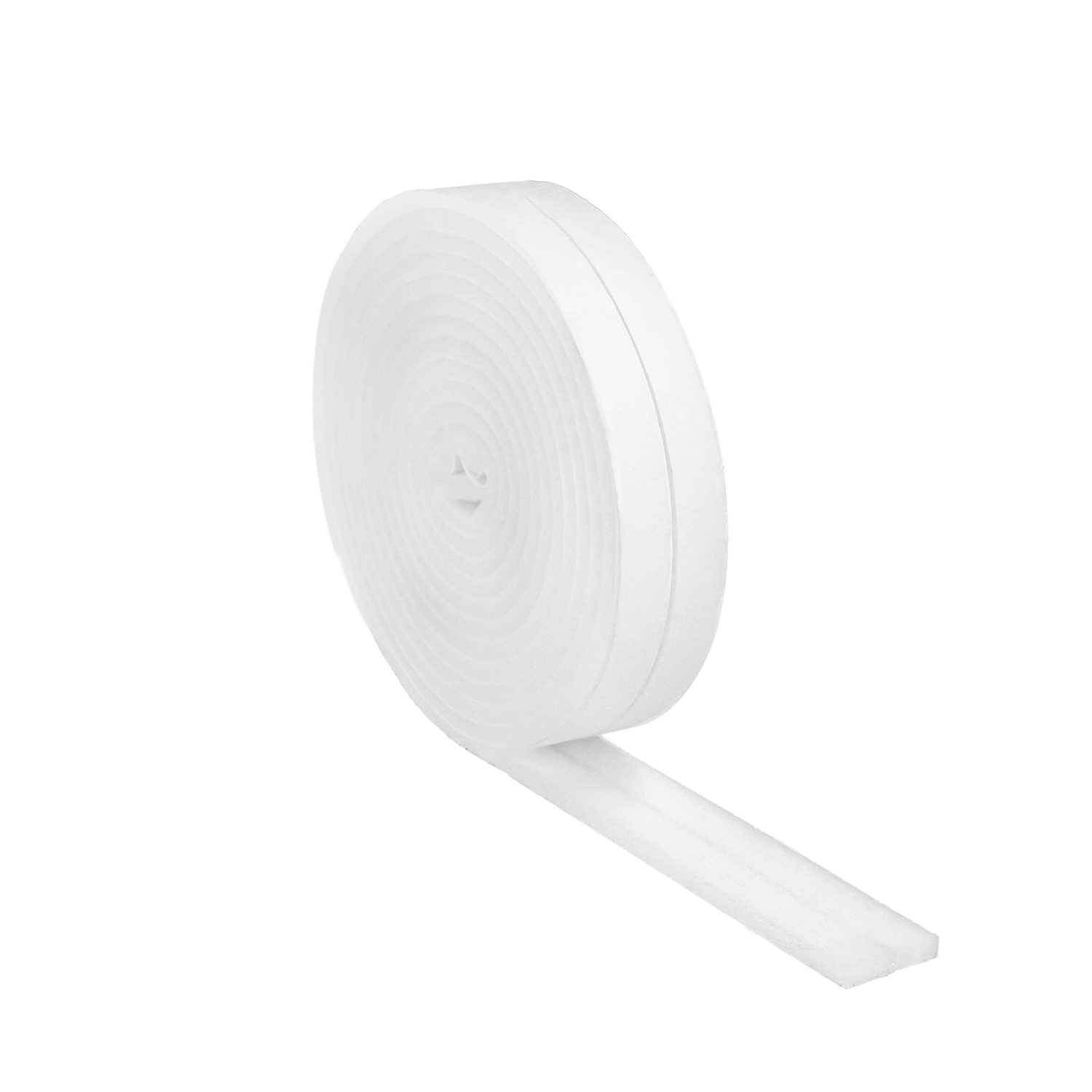 Burlete Espuma Blanco Rollo 8 metros, x 15 mm, Auto Adhesivo Protege Frio, Corrientes Aire, Humedad, Burlete Puerta y Ventana