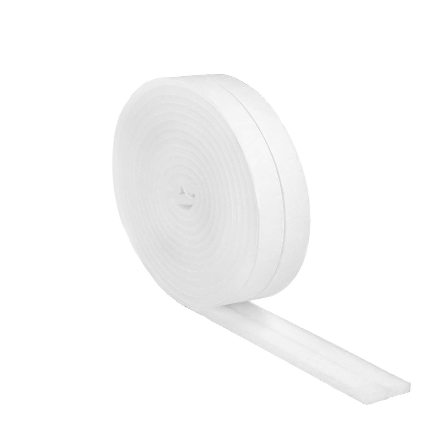 Burlete Espuma Blanco Rollo 8 metros, x 20 mm, Auto Adhesivo Protege Frio, Corrientes Aire, Humedad, Burlete Puerta y Ventana