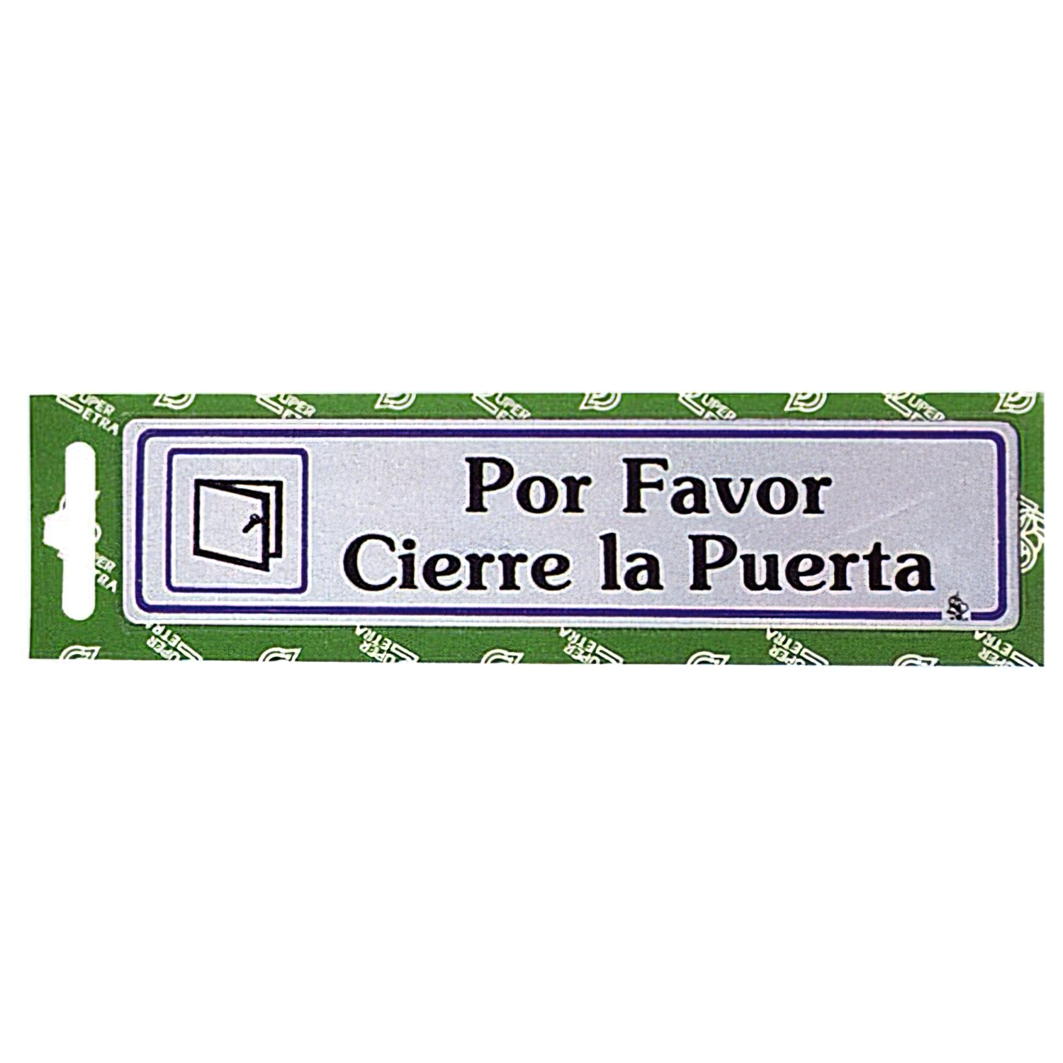 Rotulo Por Favor Cierre La Puerta