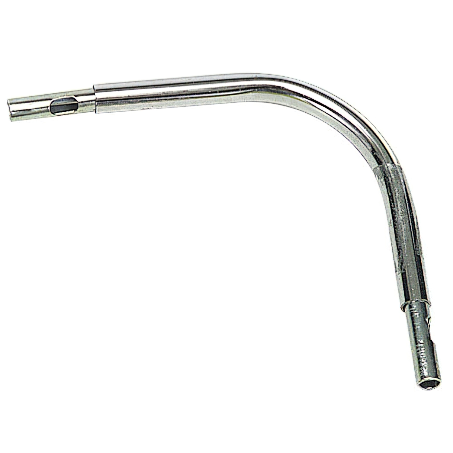 Codo Para Tubo De 12 mm, Cromo 10x10 cm, Con 2 Empalmes