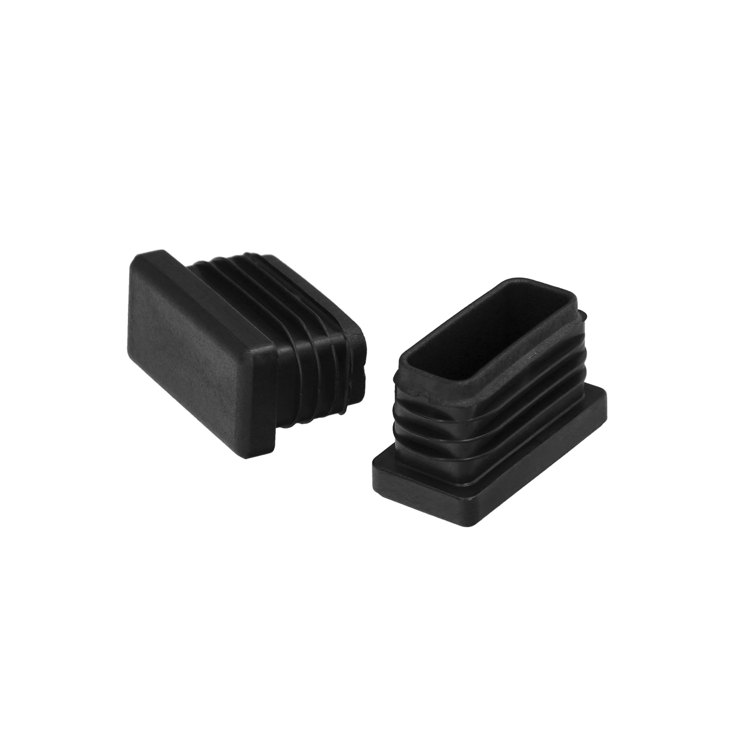 Contera Plstico Rectangular Interior, Color Negro 40x20 mm Bolsa 200 Unidades,
