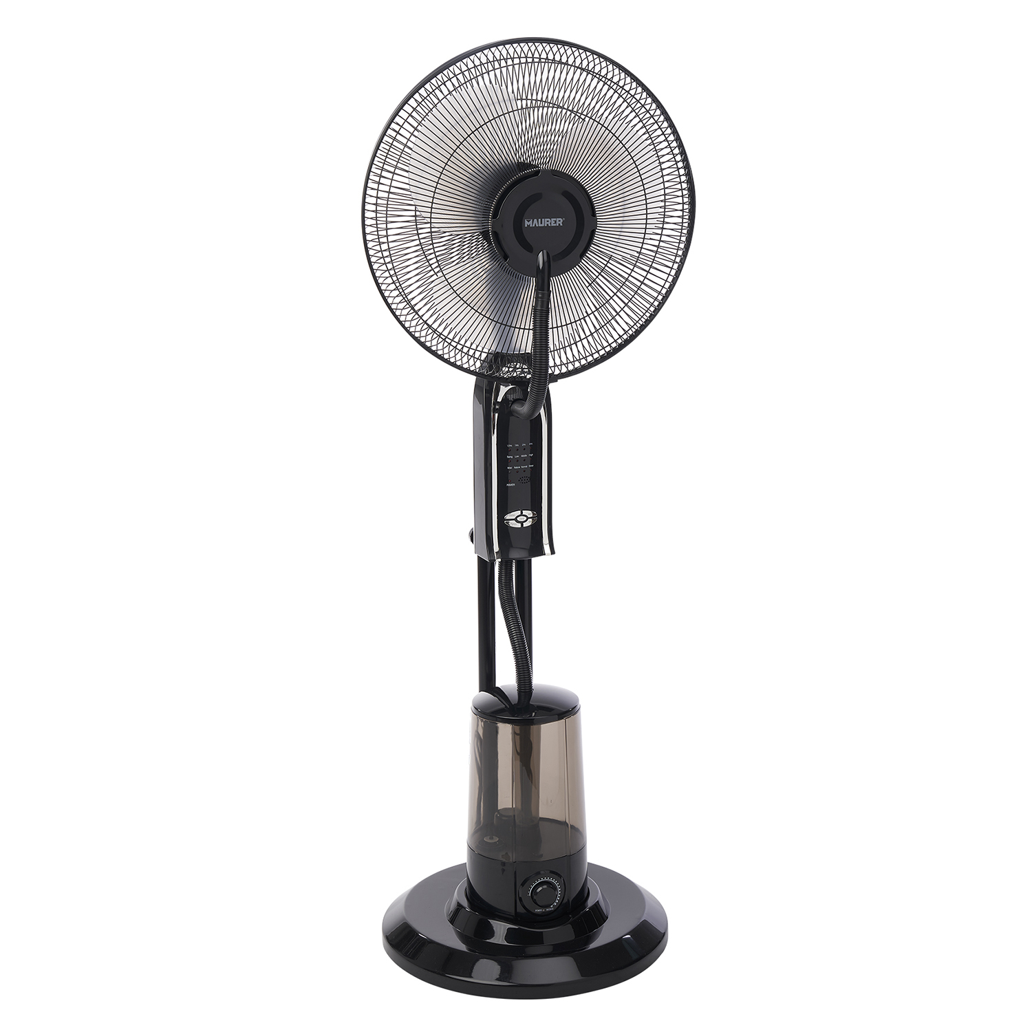 Ventilador Nebulizador, 3 Aspas de Gran Tamao  40 cm, Motor Cobre 75 Watt, Temporizador, Mando a Distancia Ventilador Con Agua