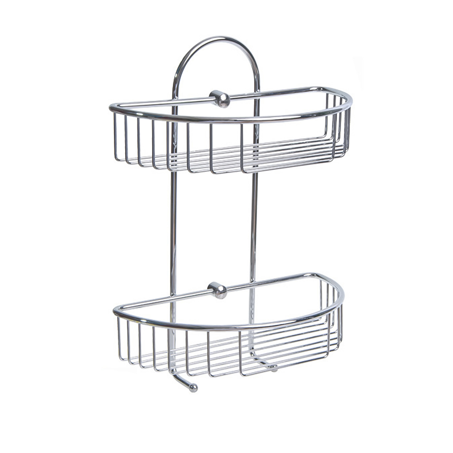 Cestillo Inoxidable Maurer Para Colgar 2 alturas 27x15x37 cm,
