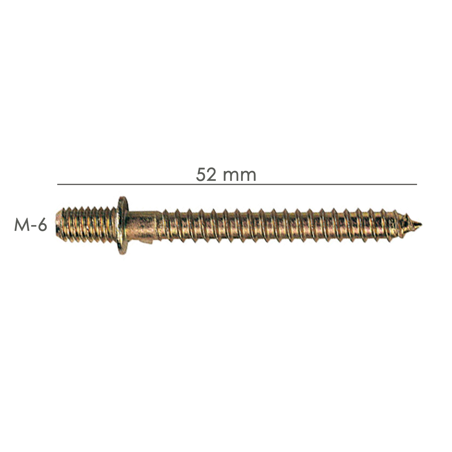 Esparrago Para Soporte Madera 35-28  mm,  (Caja 25 Unidades)