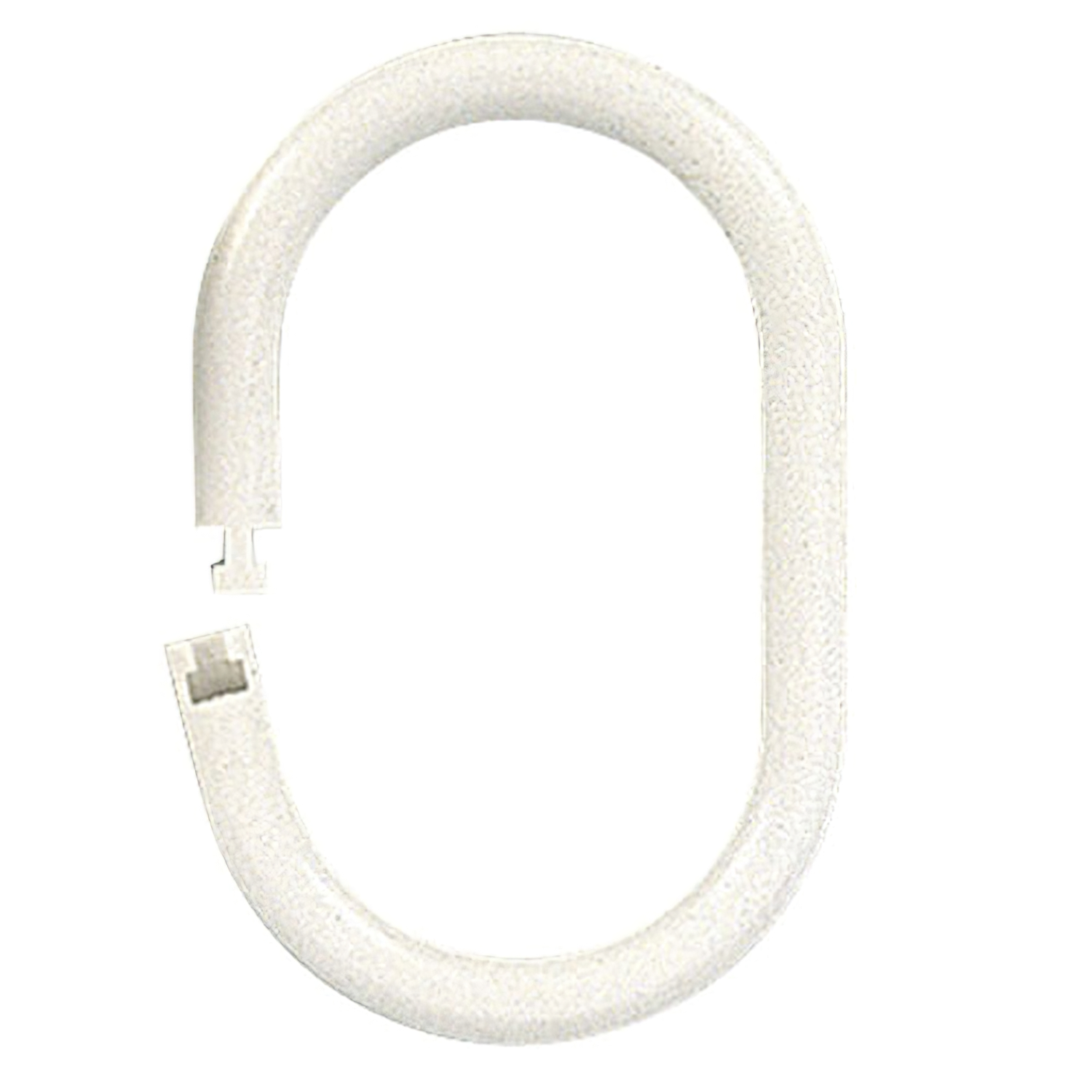 Anilla Bao Oval 18 mm, (Bolsa 100 Unidades) Blanca