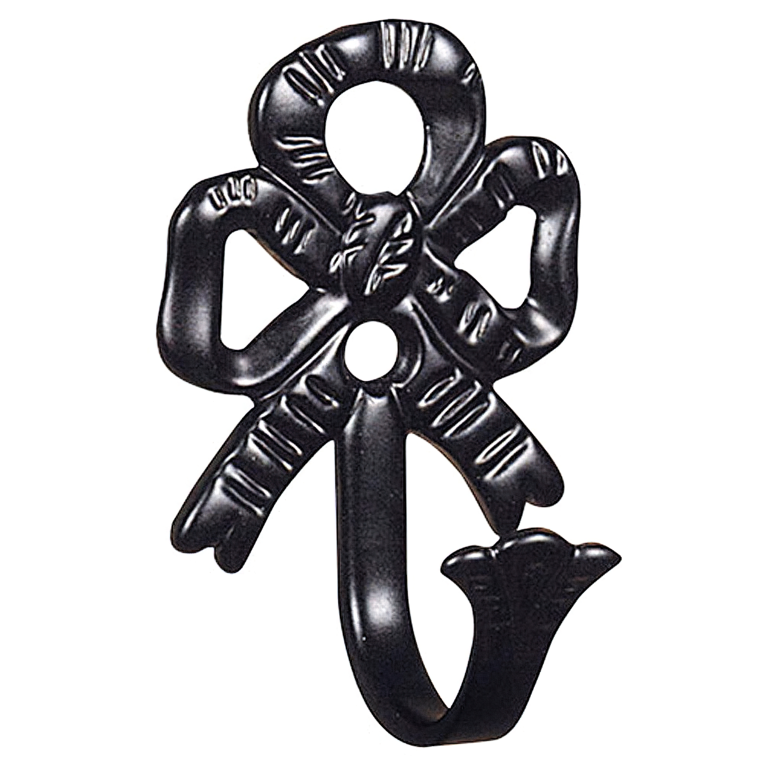 Alzapaos Forja Lazo Negro Juego 2 Piezas