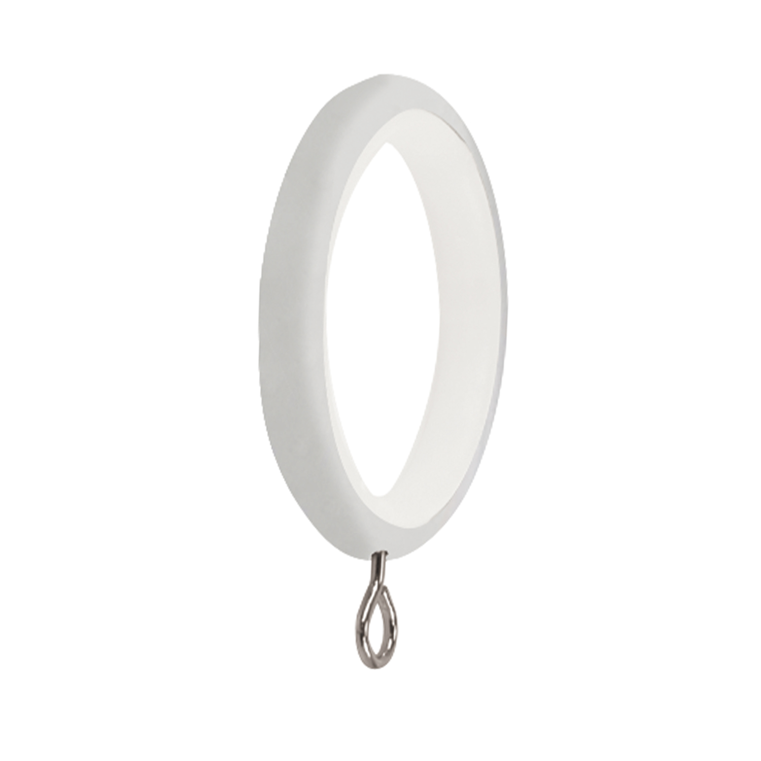 Anilla Zirconio Para Barras  20 mm, Sin Silenciador Acabado Blanco (Blister 10 unidades)