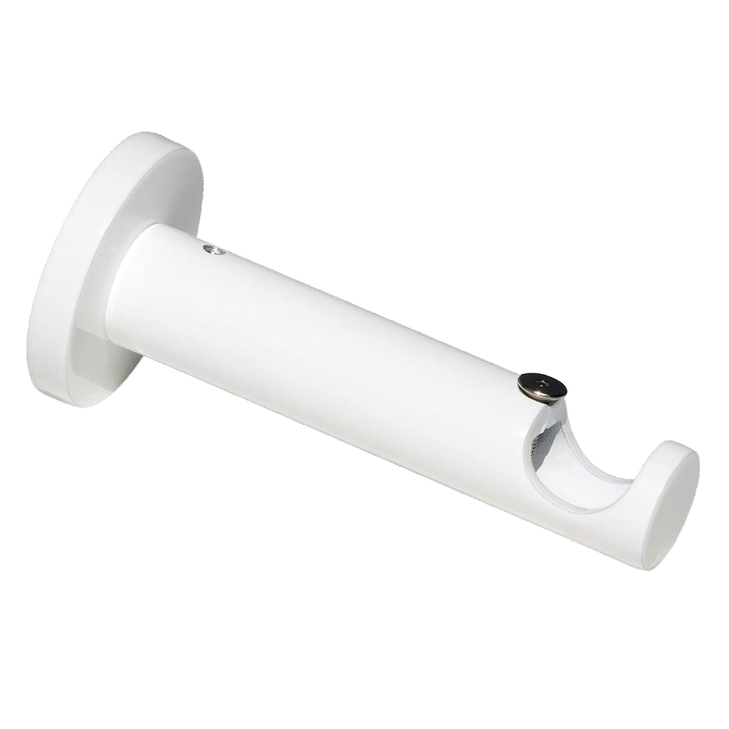 Soporte Zirconio Central Para Barras  20 mm, Acabado Blanco