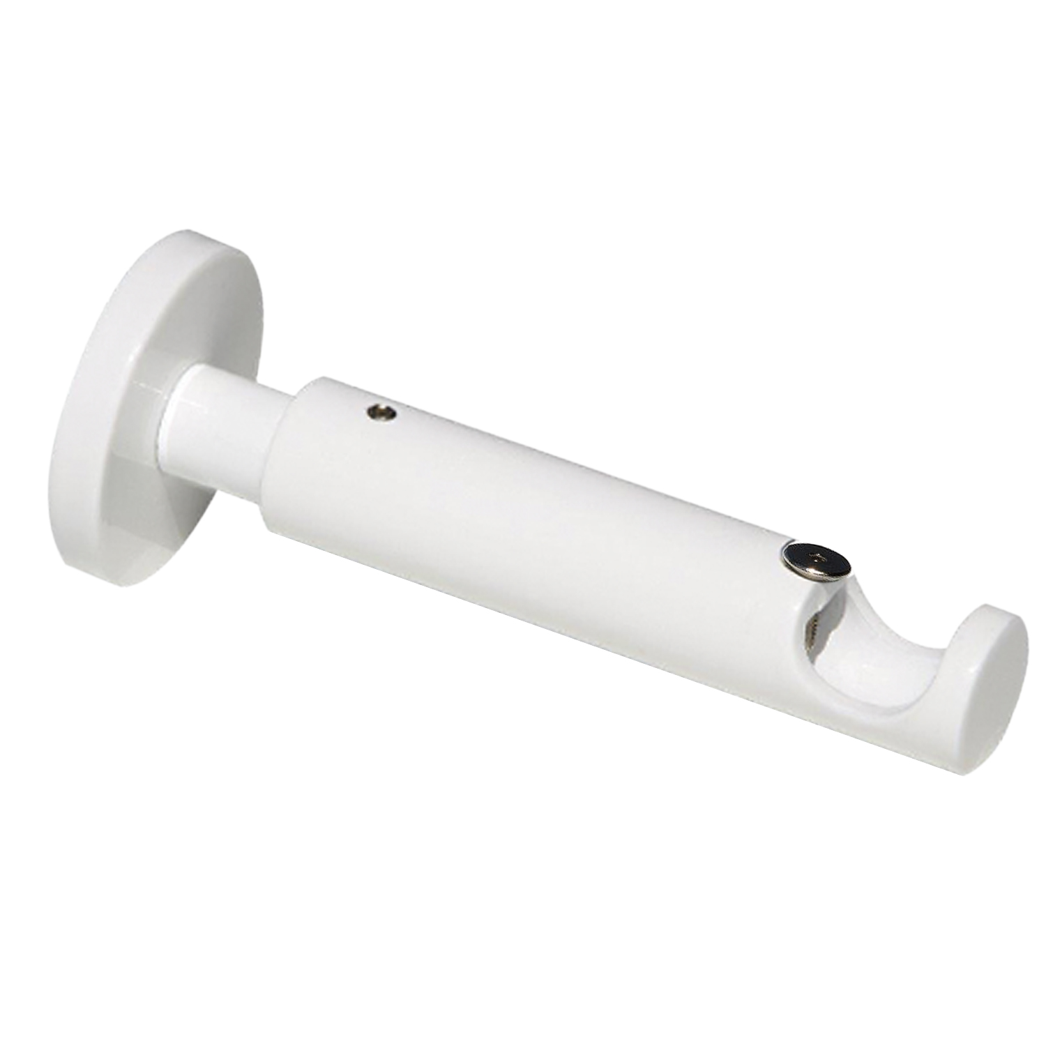 Soporte Zirconio Extensible Para barras  20 mm, Acabado Blanco