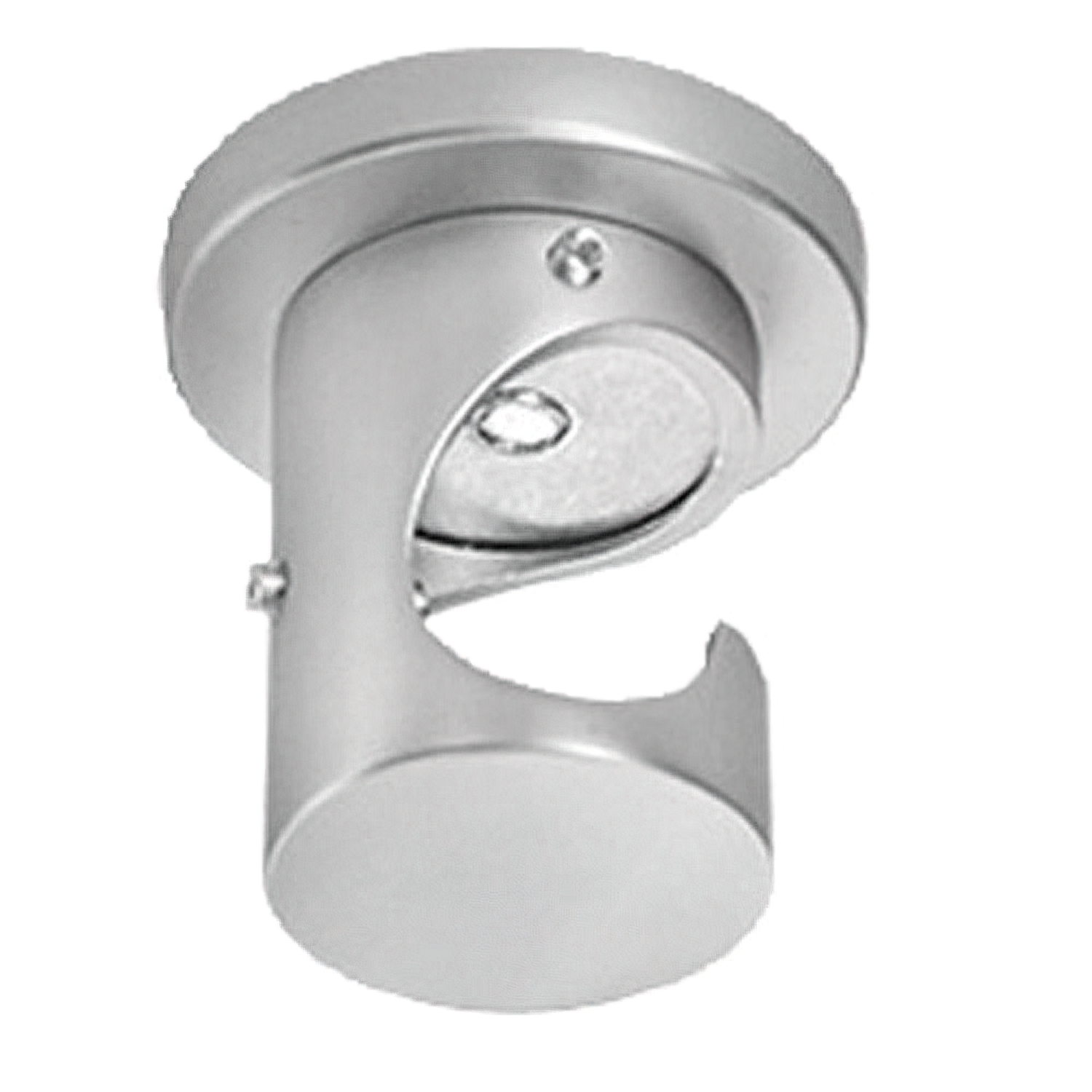 Soporte Zirconio Techo 20 mm, Niquel Mate