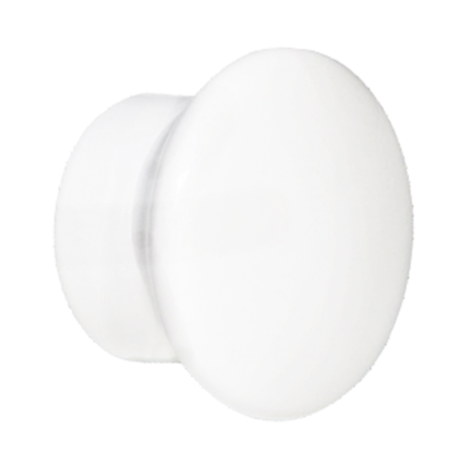 Terminal Zirconio Para Barras  20 mm, Tapon Blanco (Pack 2 unidades)