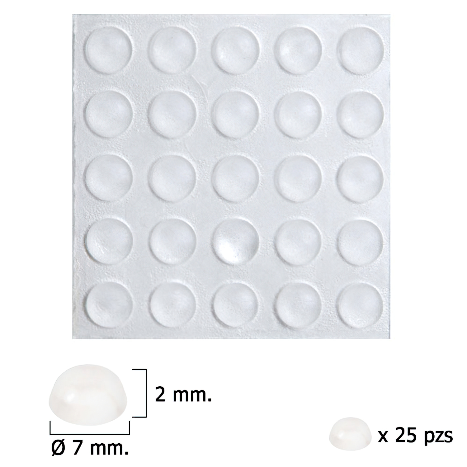 Lagrimas Silicona Pequeas (Blister 25 unidades)