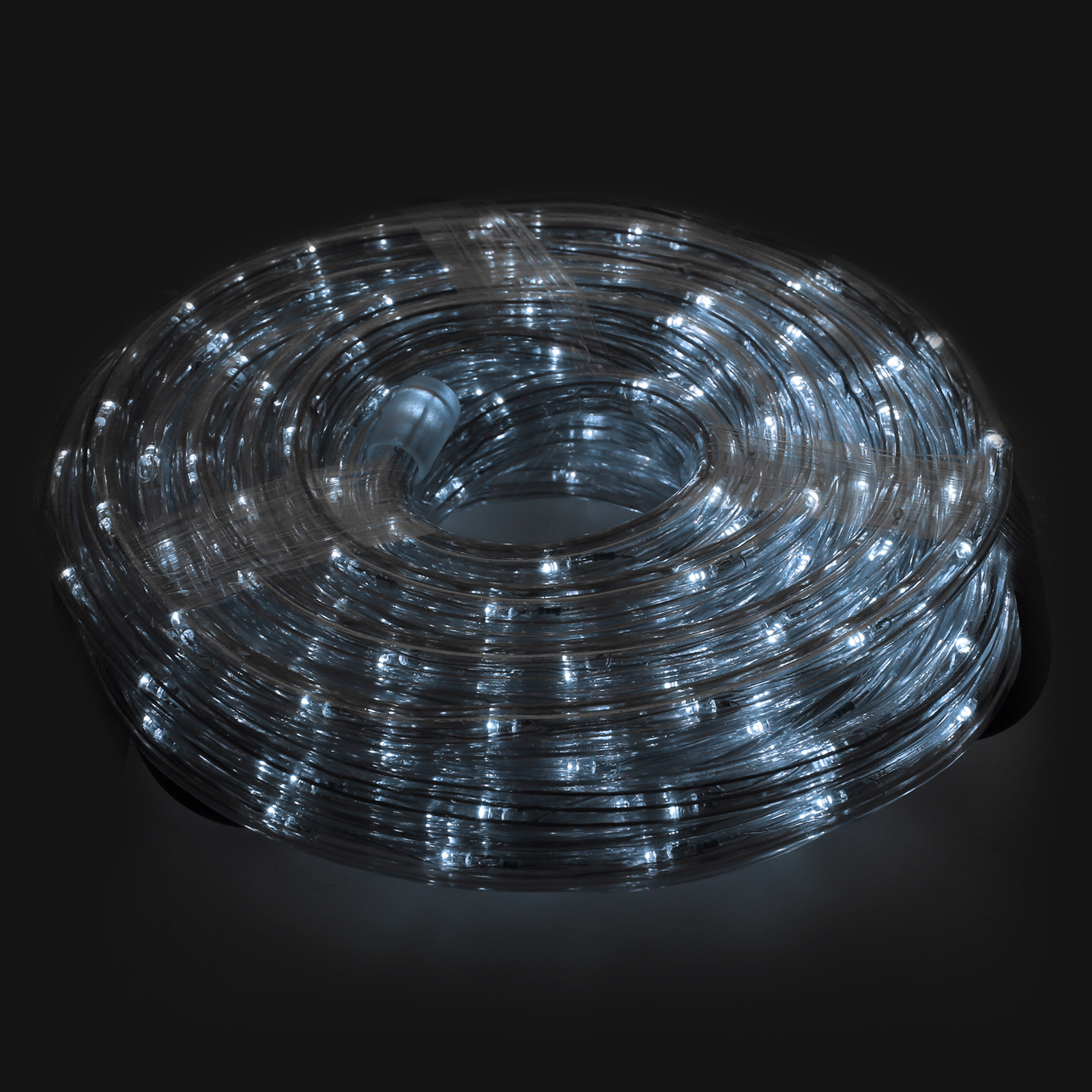 Luces Navidad Tubo Luz Blanca Fria 240 LEDs Uso Exteriores / Interiores Proteccin IP44 Rollo 10 Metros