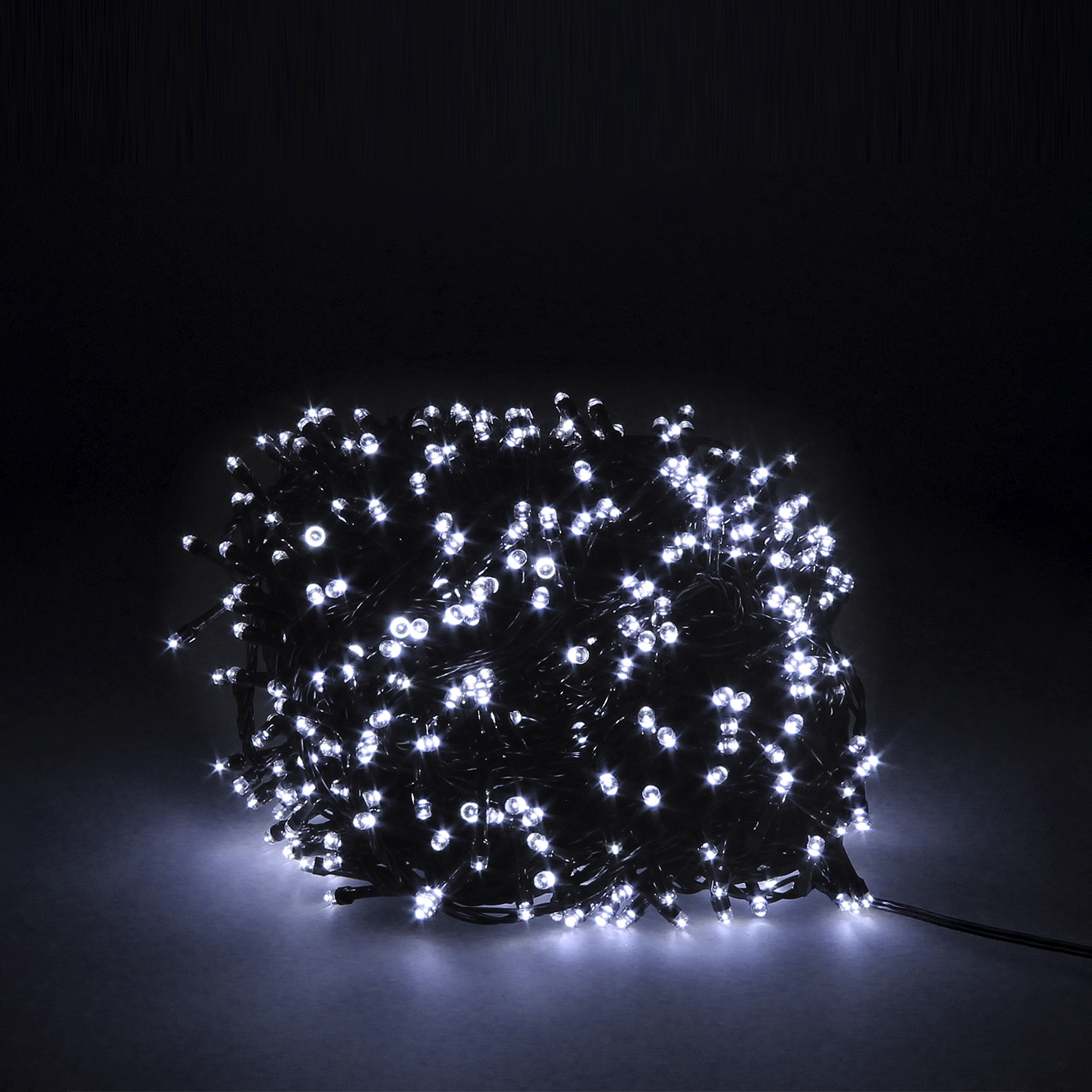 Guirnalda Luces Navidad 500 Leds Color Blanco Frio, Luz Navidad Interiores y Exteriores Ip44