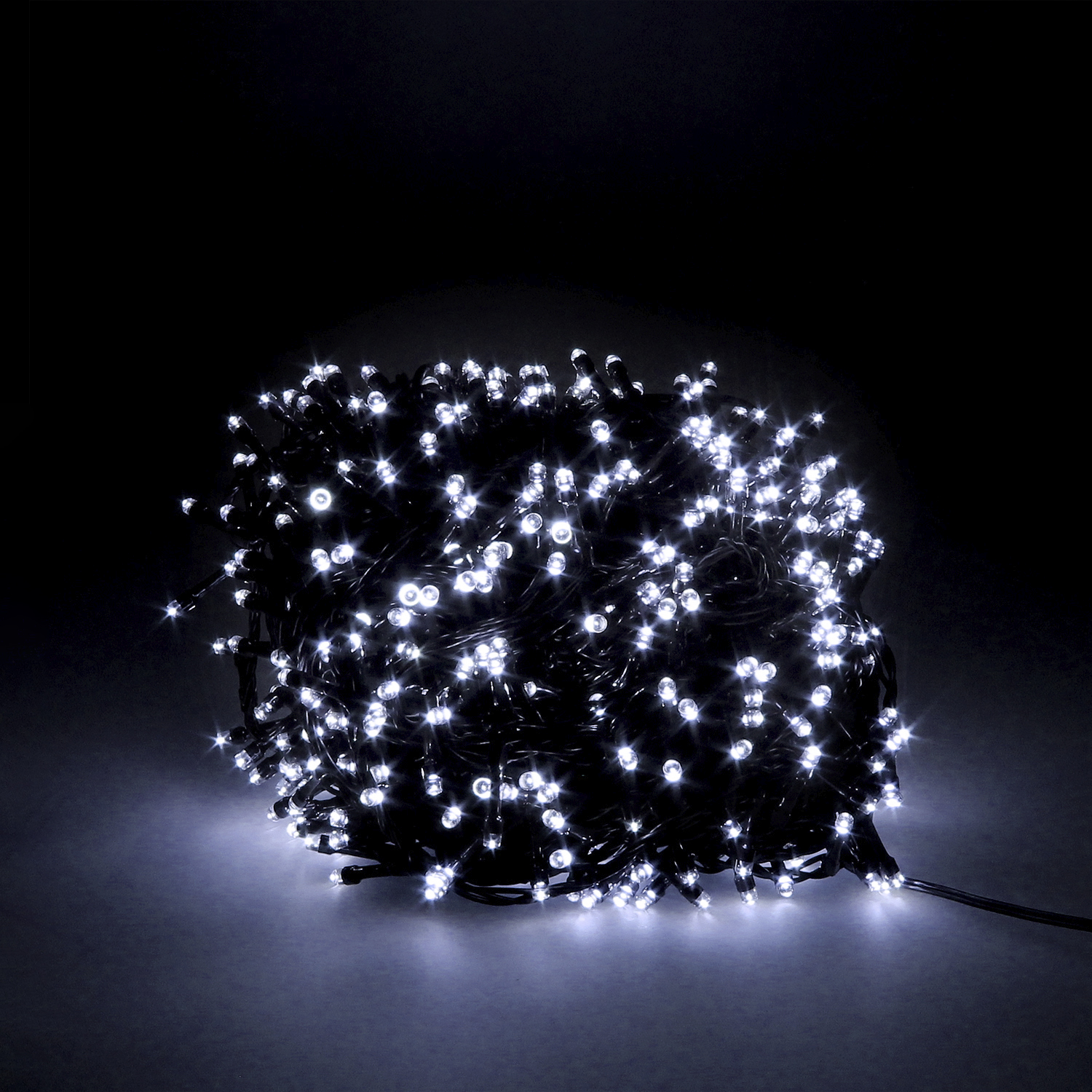 Guirnalda Luces Navidad 1000 Leds Color Blanco Frio, Luz Navidad Interiores y Exteriores Ip44