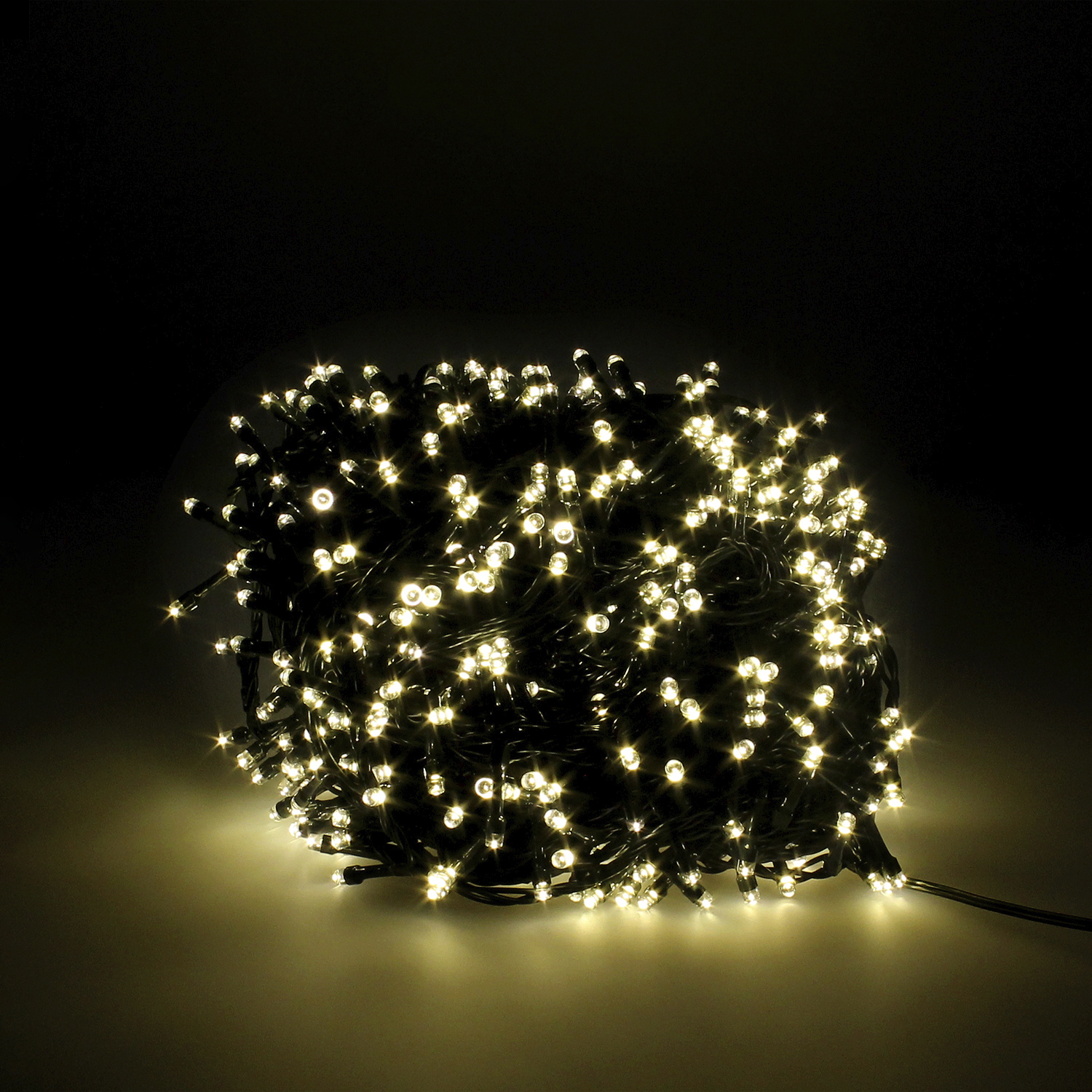 Guirnalda Luces Navidad 1000 Leds Color Blanco Calido, Luz Navidad Interiores y Exteriores Ip44