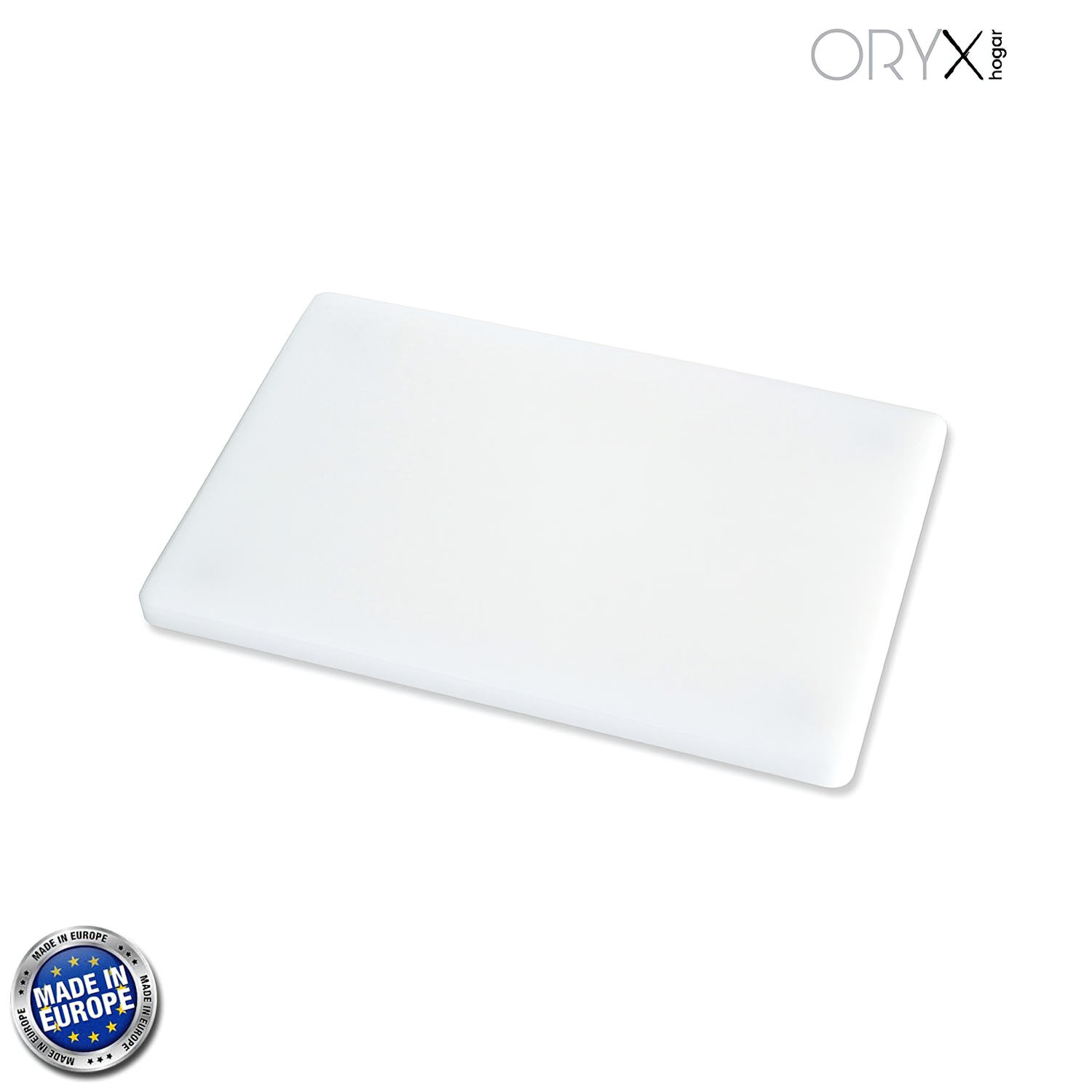 Tabla Cortar Polietileno 30x20x1,5 cm,  Color Blanco