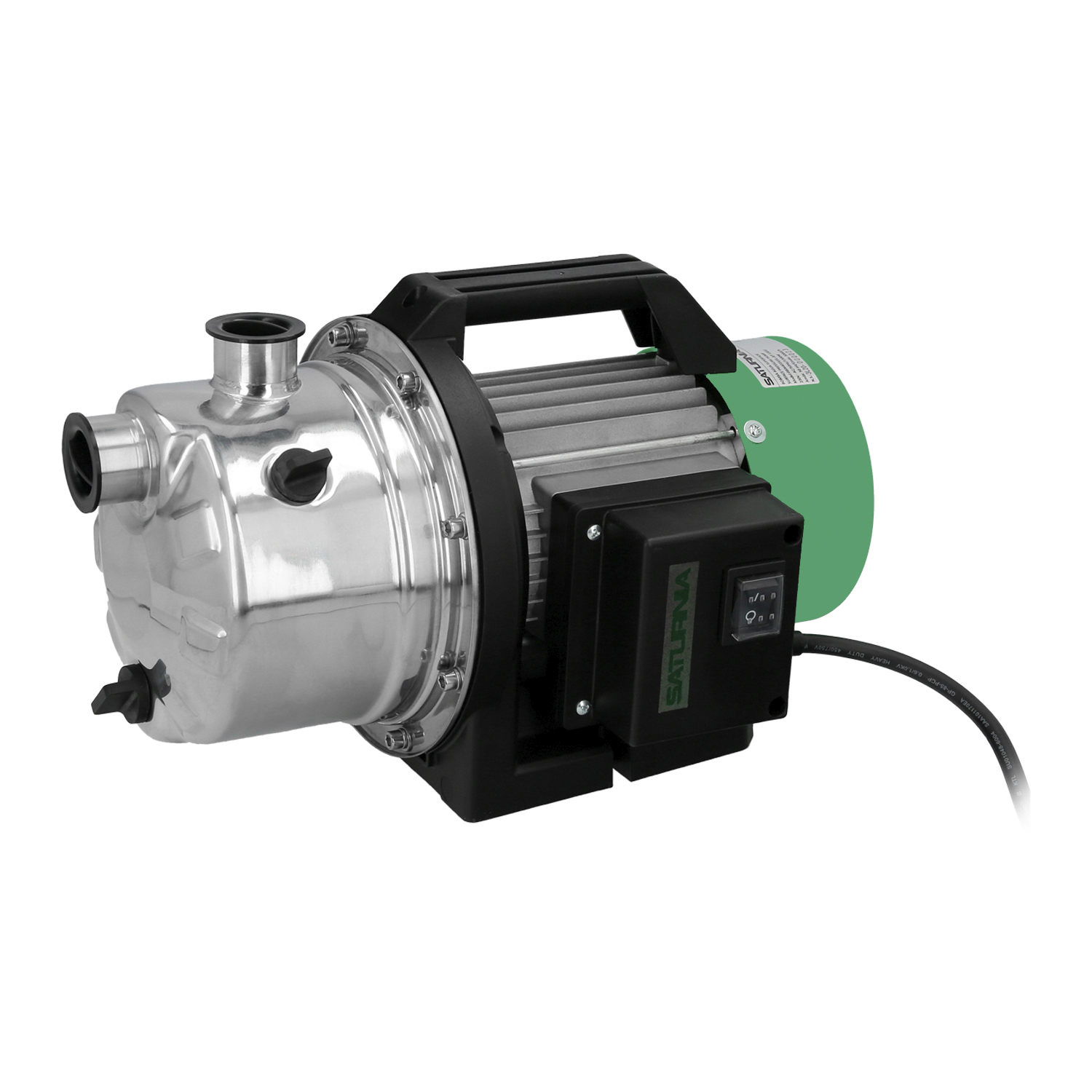 Bomba Agua Superficie Acero Inoxidable 1.300 Watt. 5.000 Litros/Hora Aguas Limpias