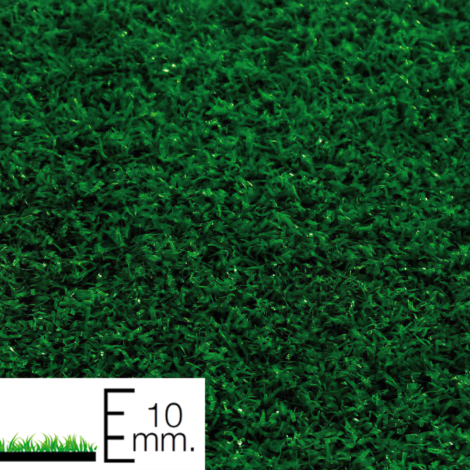 Cesped Artificial 10 mm, Superficies Pequeñas Rollo 1x10 Metros