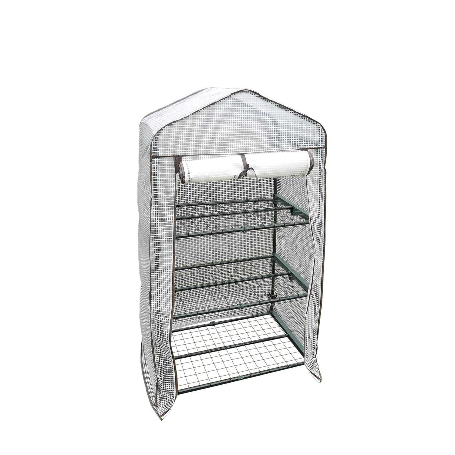 Invernadero de Jardin Portatil PVC3 Niveles 125 cm, Cultivo de plantas, esquejes, semilleros, etc,
